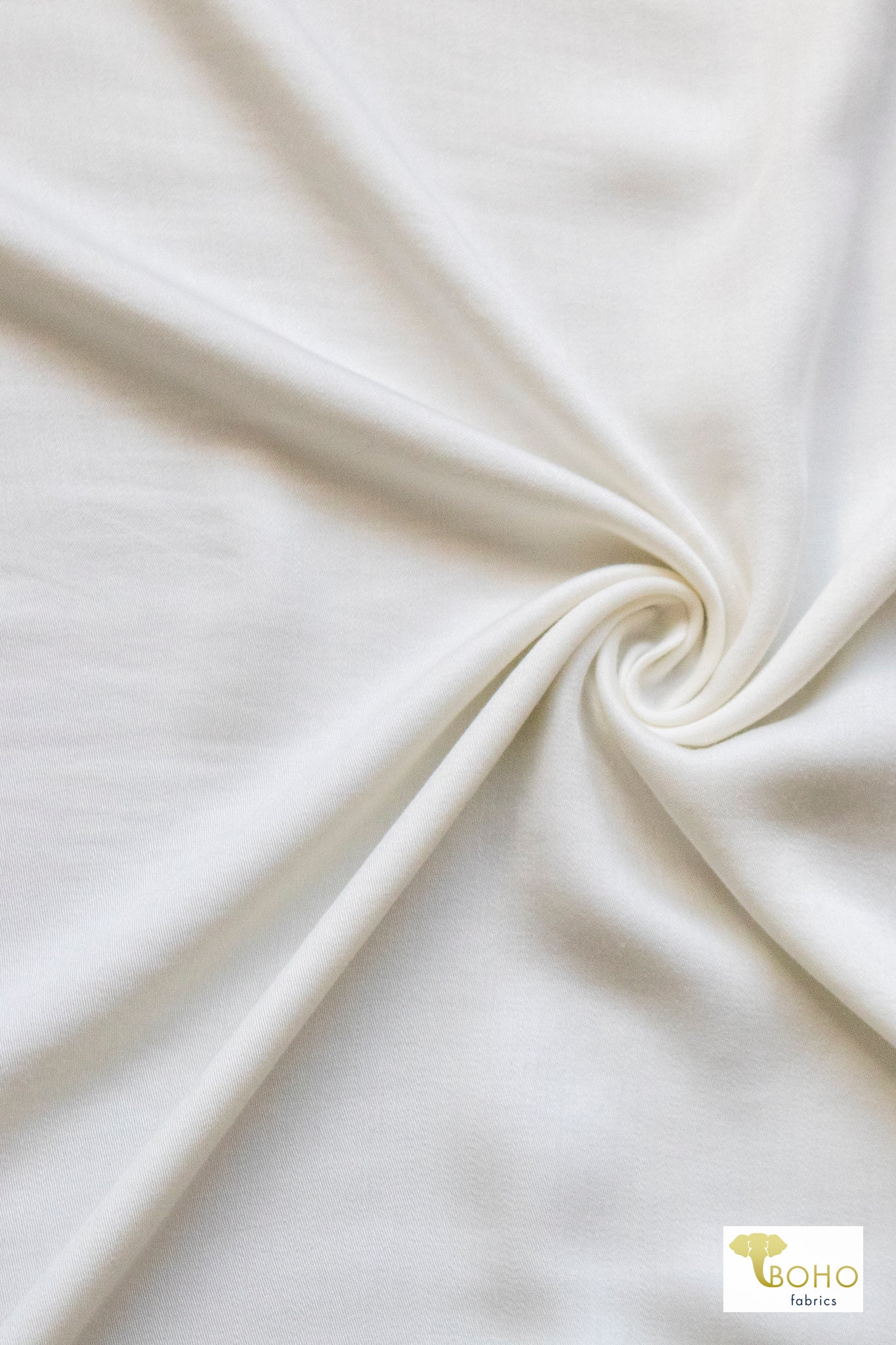 Off - White Rayon Challis Fabric - Boho Fabrics - Challis, Woven