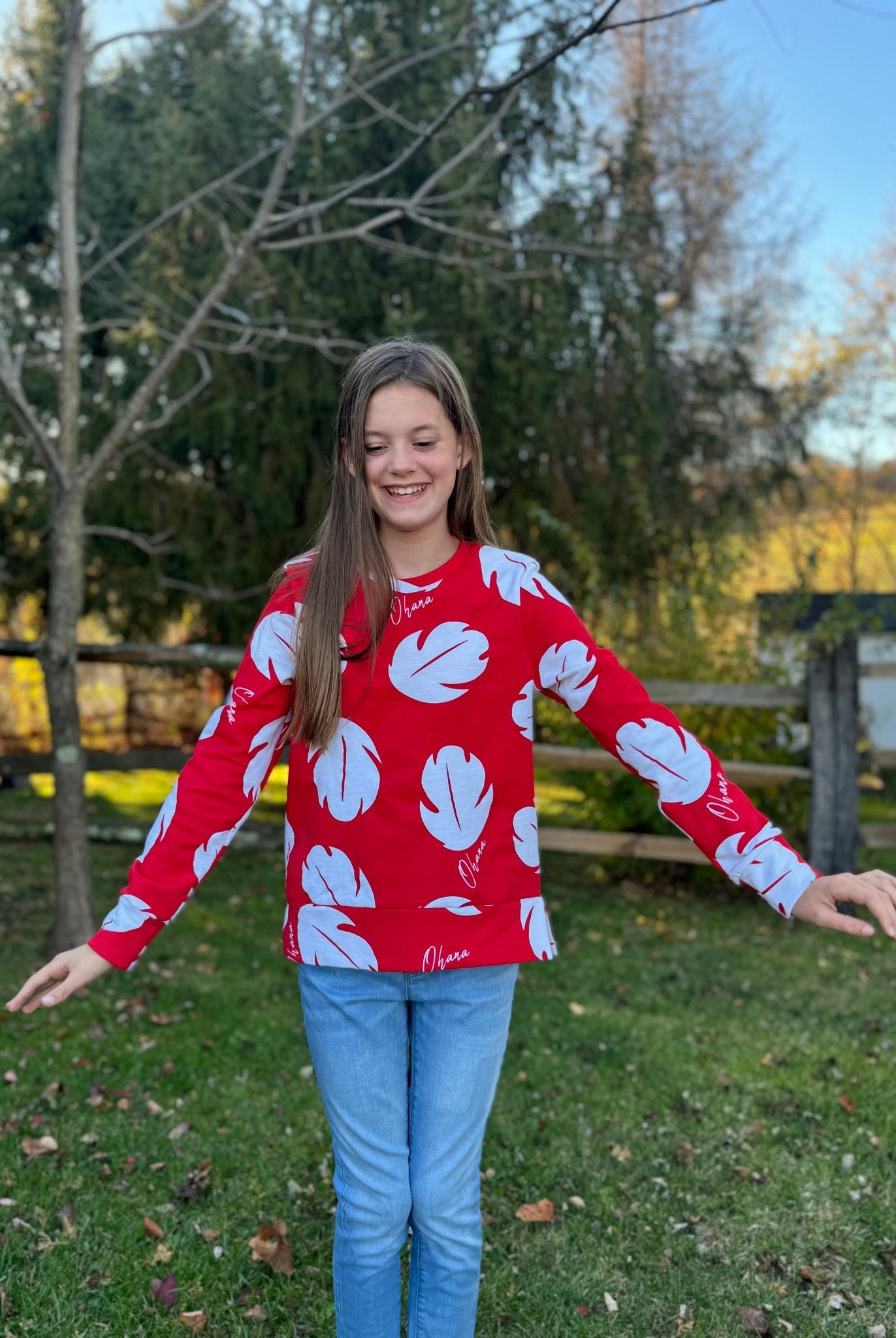 Ohana Sweatshirt Fleece Fabric - Boho Fabrics - Sweatshirt Fleece