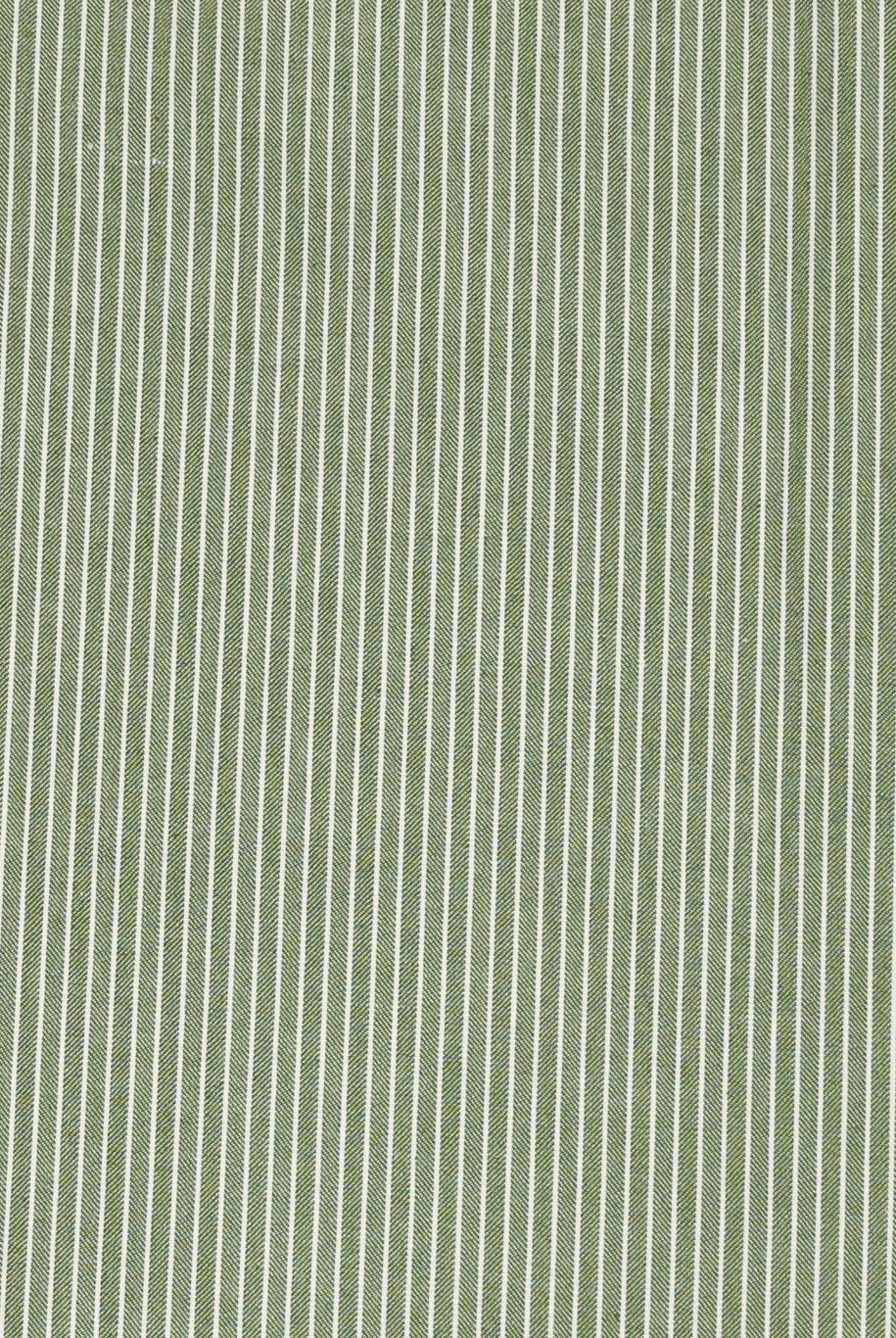 Olive Green and White Thin Stripes Cotton Woven Fabric - Boho Fabrics - Woven, Fabric