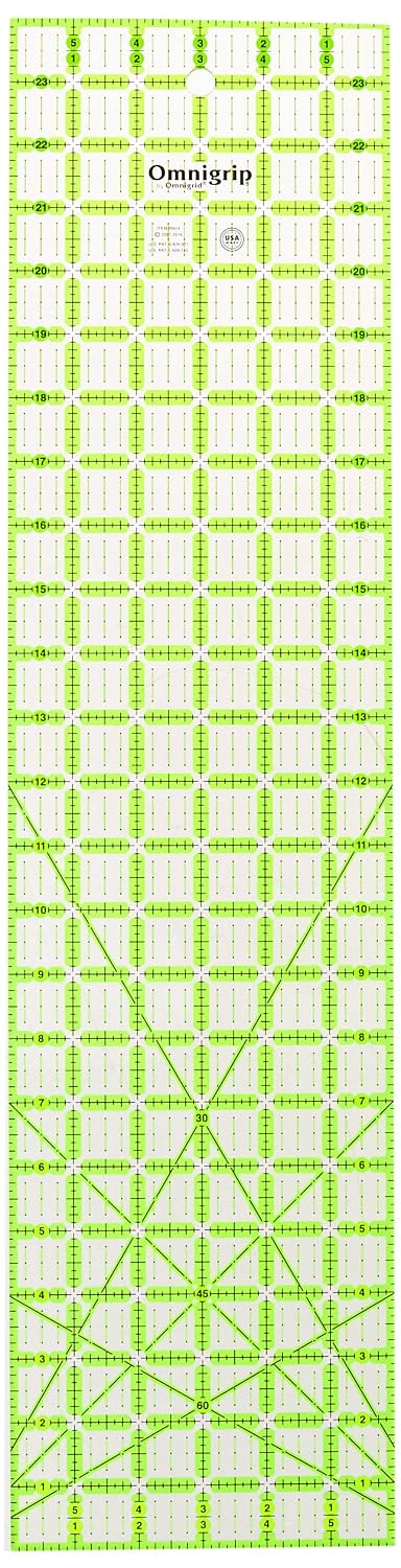 Omnigrip Neon 6x24 Ruler - Boho Fabrics - Ruler