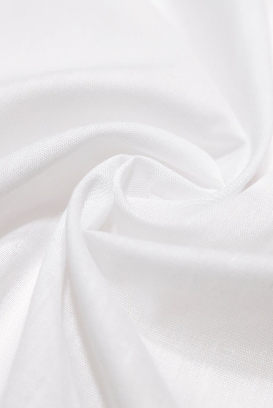 Optic White Poplin Woven Fabric - Boho Fabrics - Lawn/Poplin, Woven