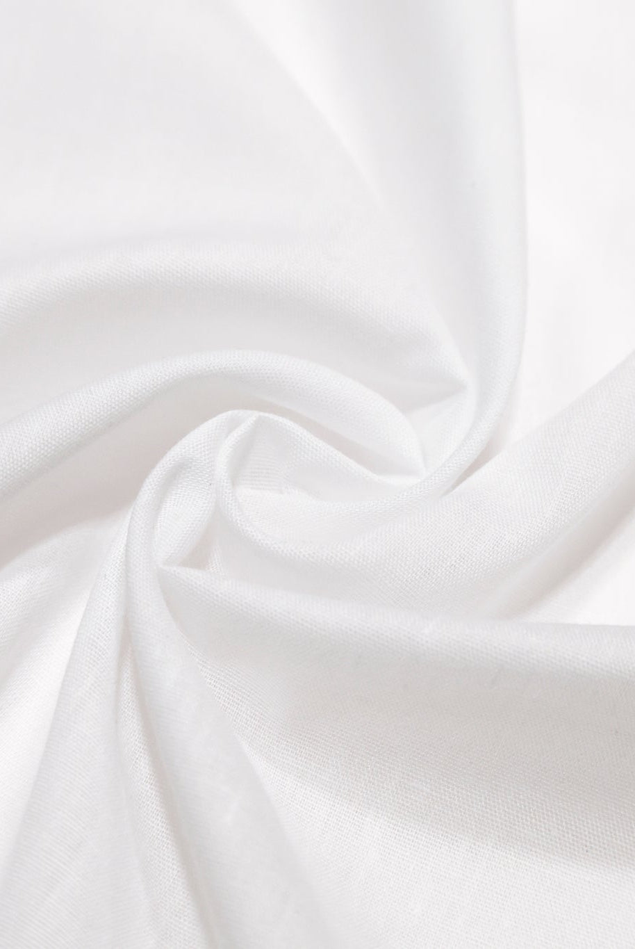 Optic White Poplin Woven Fabric - Boho Fabrics - Lawn/Poplin, Woven