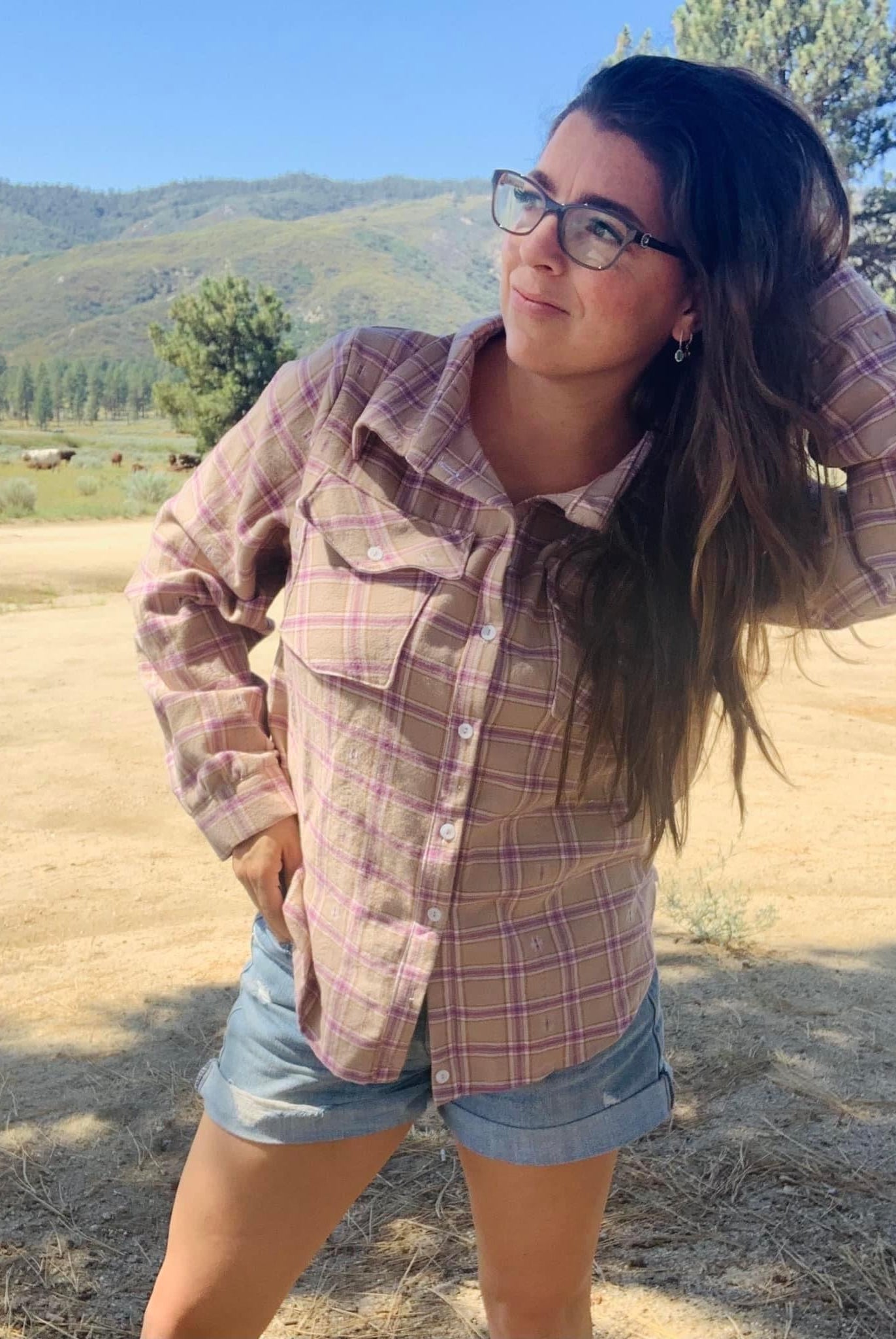 Orchid - Desert Dobby, Woven Cotton Flannel - Boho Fabrics