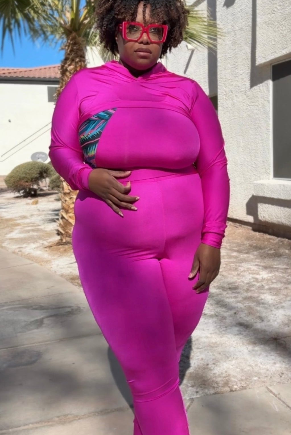 Orchid, Solid Athletic Knit Fabric - Boho Fabrics - Athletic Knit Fabric