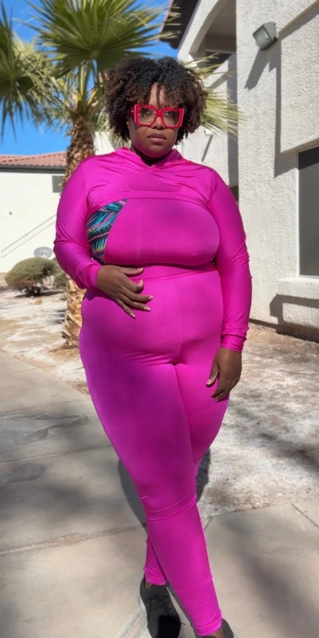 Orchid, Solid Athletic Knit Fabric - Boho Fabrics - Athletic Knit Fabric