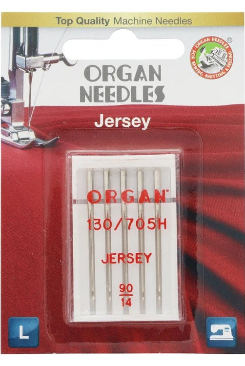 Organ Jersey Needle 90/14 5pk - Boho Fabrics - Sewing Needles