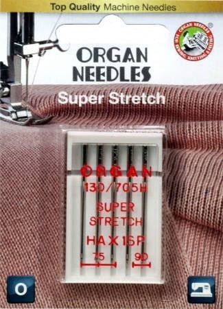 Organ Super Stretch Assorted Sizes 5pk - Boho Fabrics - Sewing Needles