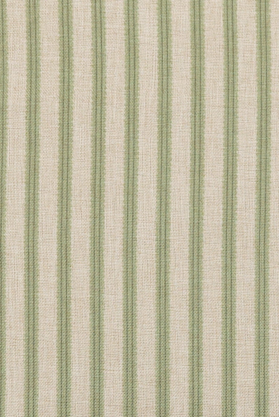 Pale Green & Beige, 3/8" Striped Linen-Look Woven Fabric - Boho Fabrics - Home Dec. & Upholstery Fabric