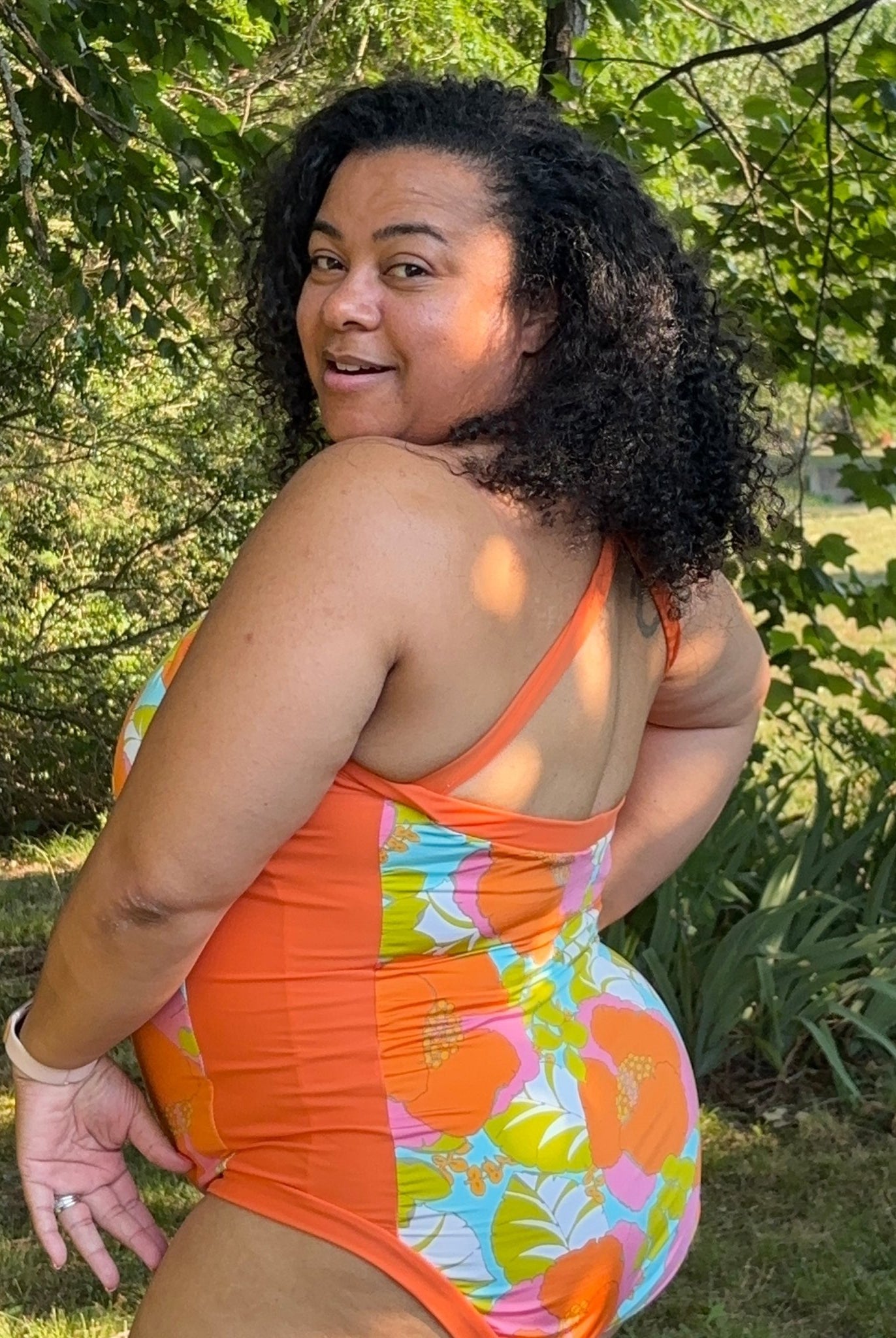 Palm Royale, Swim Knit Fabric - Boho Fabrics - Swim Knit, Printed Fabric