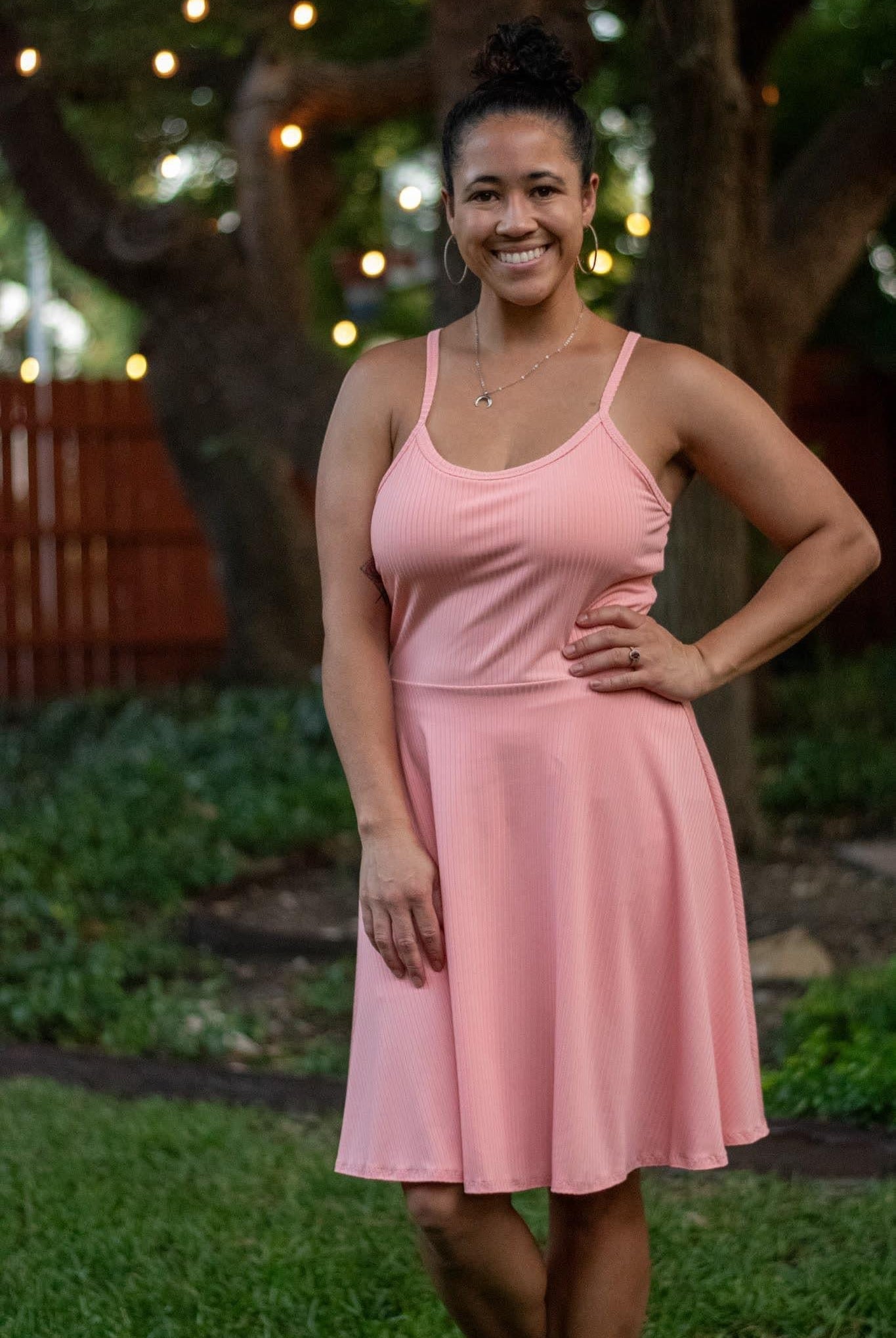 Peach, Athletic Rib Knit Fabric - Boho Fabrics - Athletic Knit Fabric