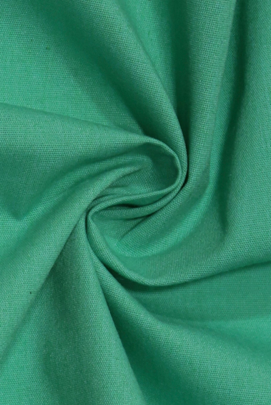 Peacock Green, Deadstock Cotton Canvas Woven Fabric - Boho Fabrics - Canvas Fabric