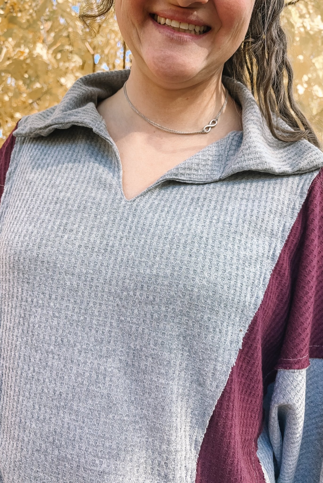 Pebble Gray, Waffle Knit Fabric - Boho Fabrics - Waffle Knits
