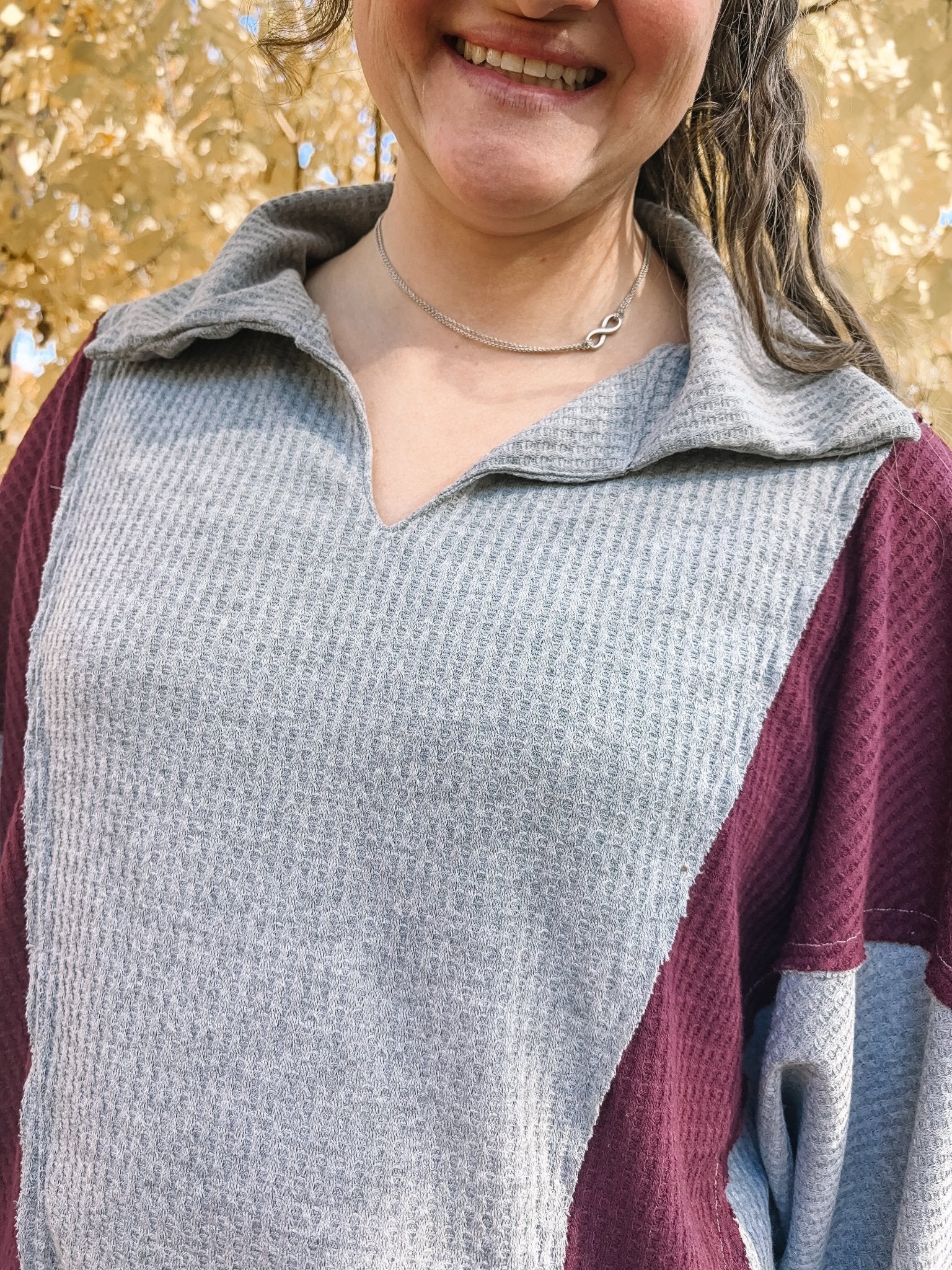 Pebble Gray, Waffle Knit Fabric - Boho Fabrics - Waffle Knits