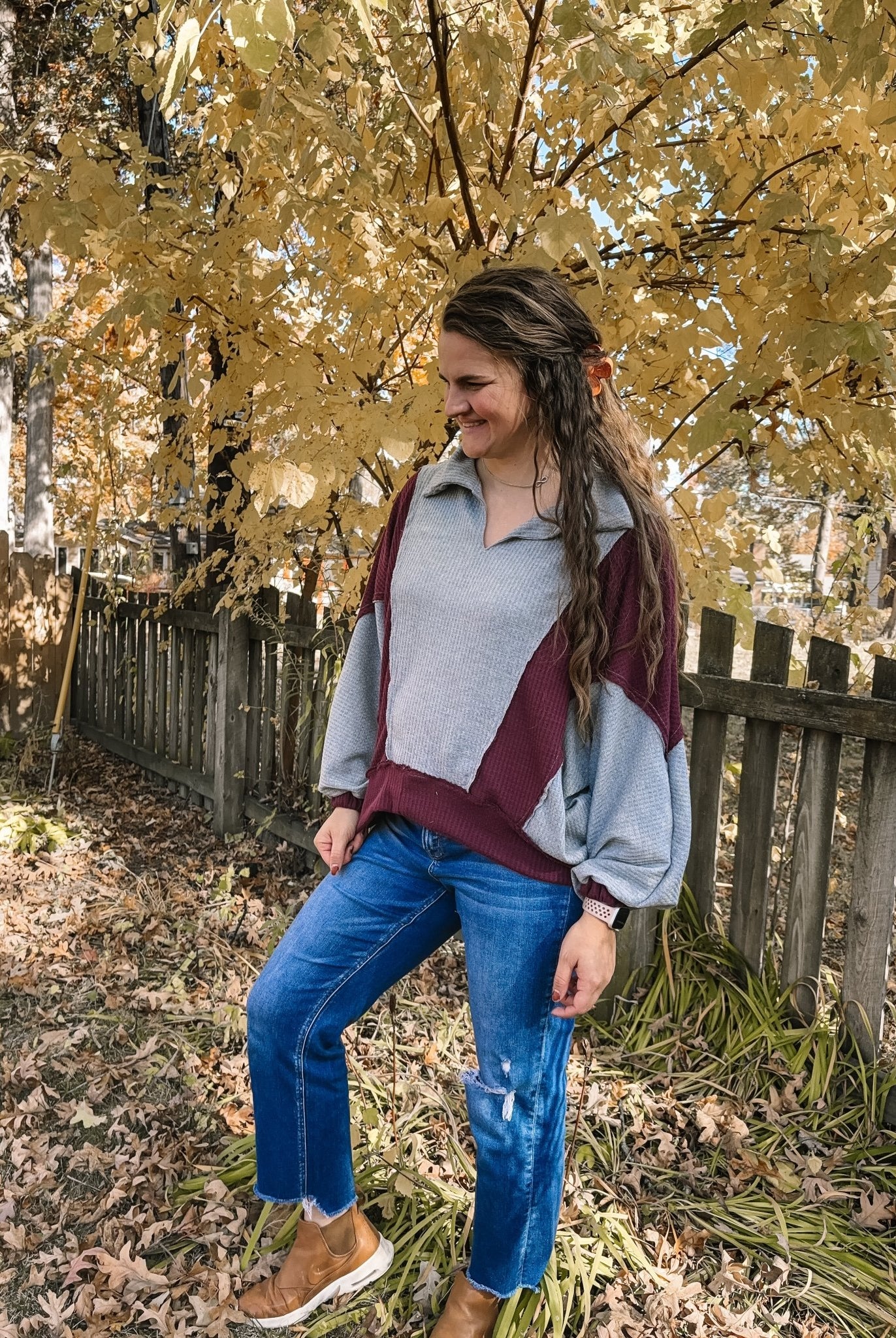 Pebble Gray, Waffle Knit Fabric - Boho Fabrics - Waffle Knits