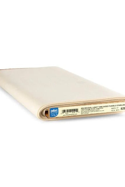Pellon 525, Decovil Light, One Sided Fusible Stabilizer. 17", Sold by the Yard - Boho Fabrics - Interfacing