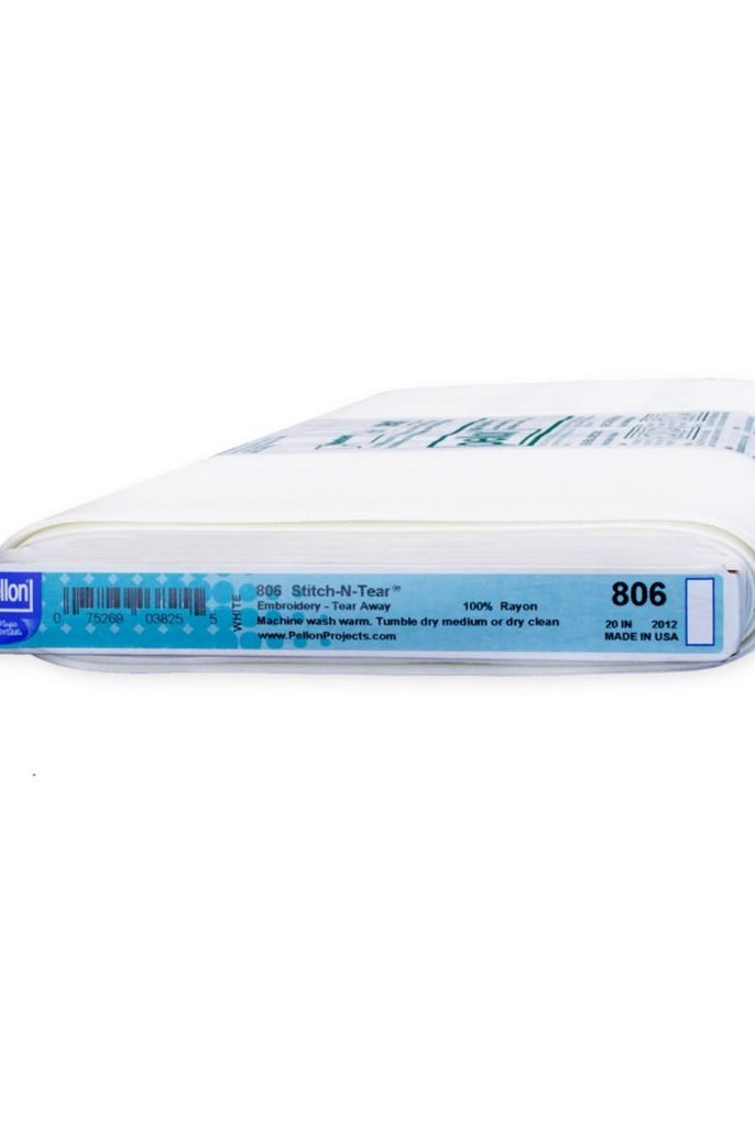 Pellon 806, Stitch-N-Tear, Sew-In Stabilizer - 20", Sold by the Yard - Boho Fabrics - Interfacing