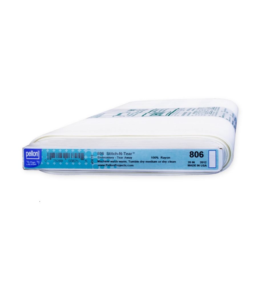 Pellon 806, Stitch-N-Tear, Sew-In Stabilizer - 20", Sold by the Yard - Boho Fabrics - Interfacing