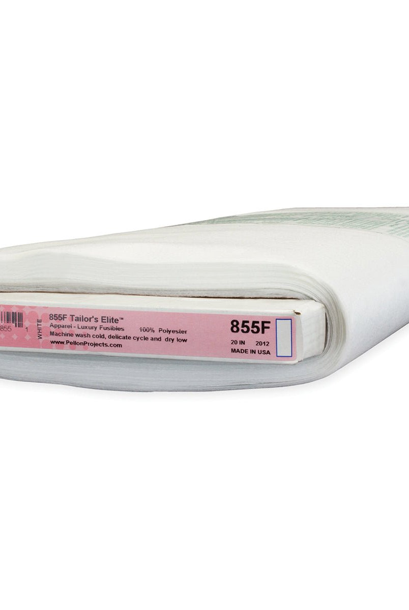 Pellon 855F Tailor's Elite - White, 20 inch wide, Sold by the Yard. - Boho Fabrics - Interfacing