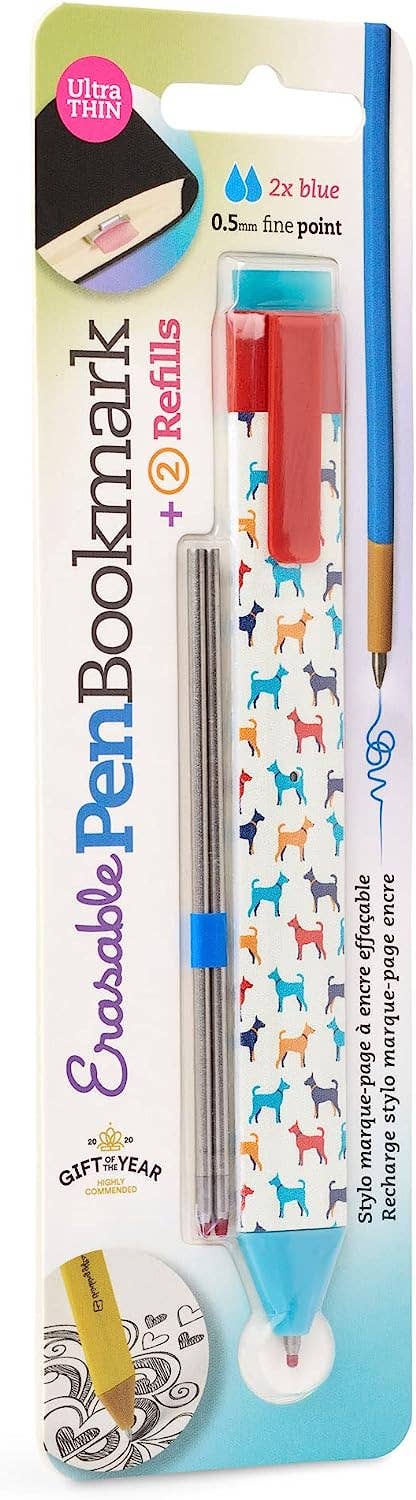Pen Bookmark Dogs With Refills - Boho Fabrics - Books
