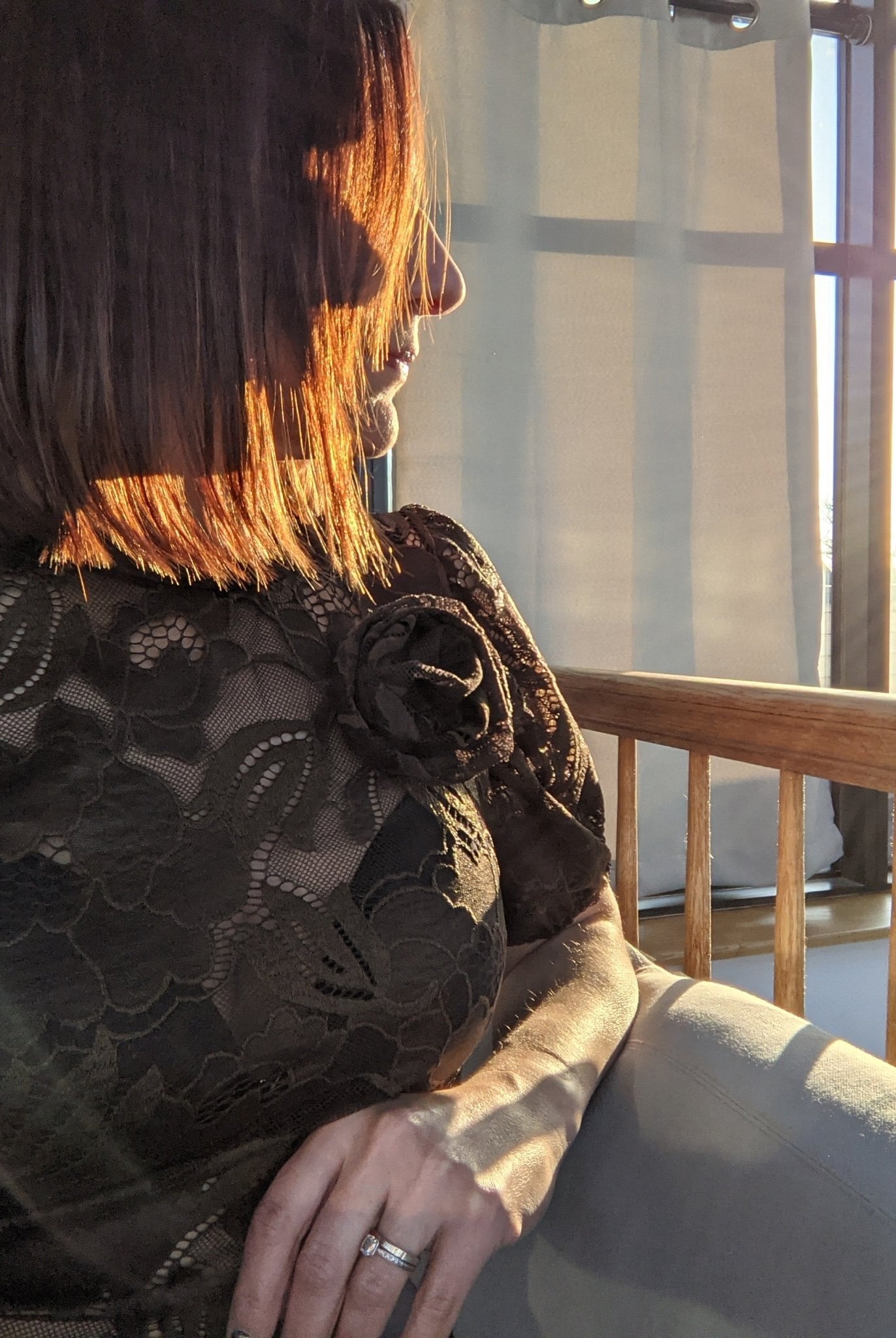 Peony Petals in Green. Stretch Lace Fabric. SL-127-GRN - Boho Fabrics