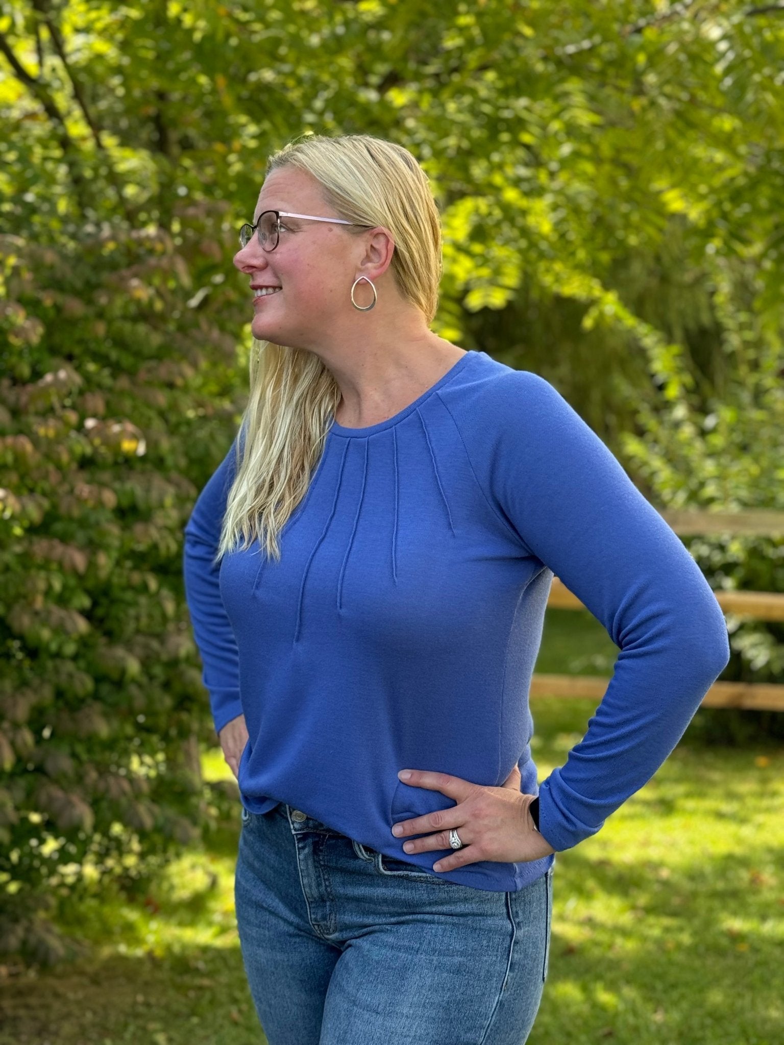 Periwinkle, Hacci Sweater Knit - Boho Fabrics - Sweater Solids, Knit Fabric