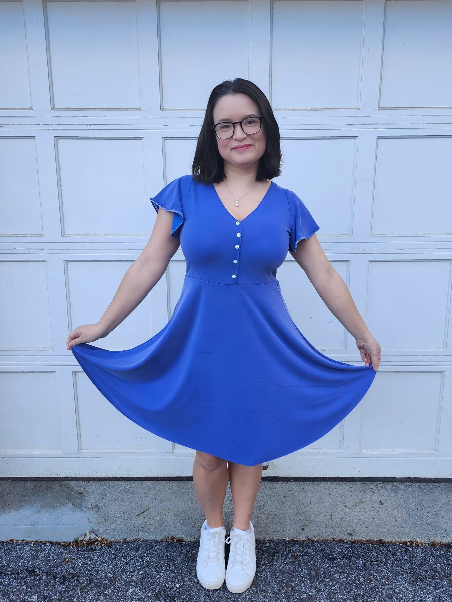 Periwinkle, Solid Cupro Knit Fabric - Boho Fabrics - Cupro, Knit Fabric