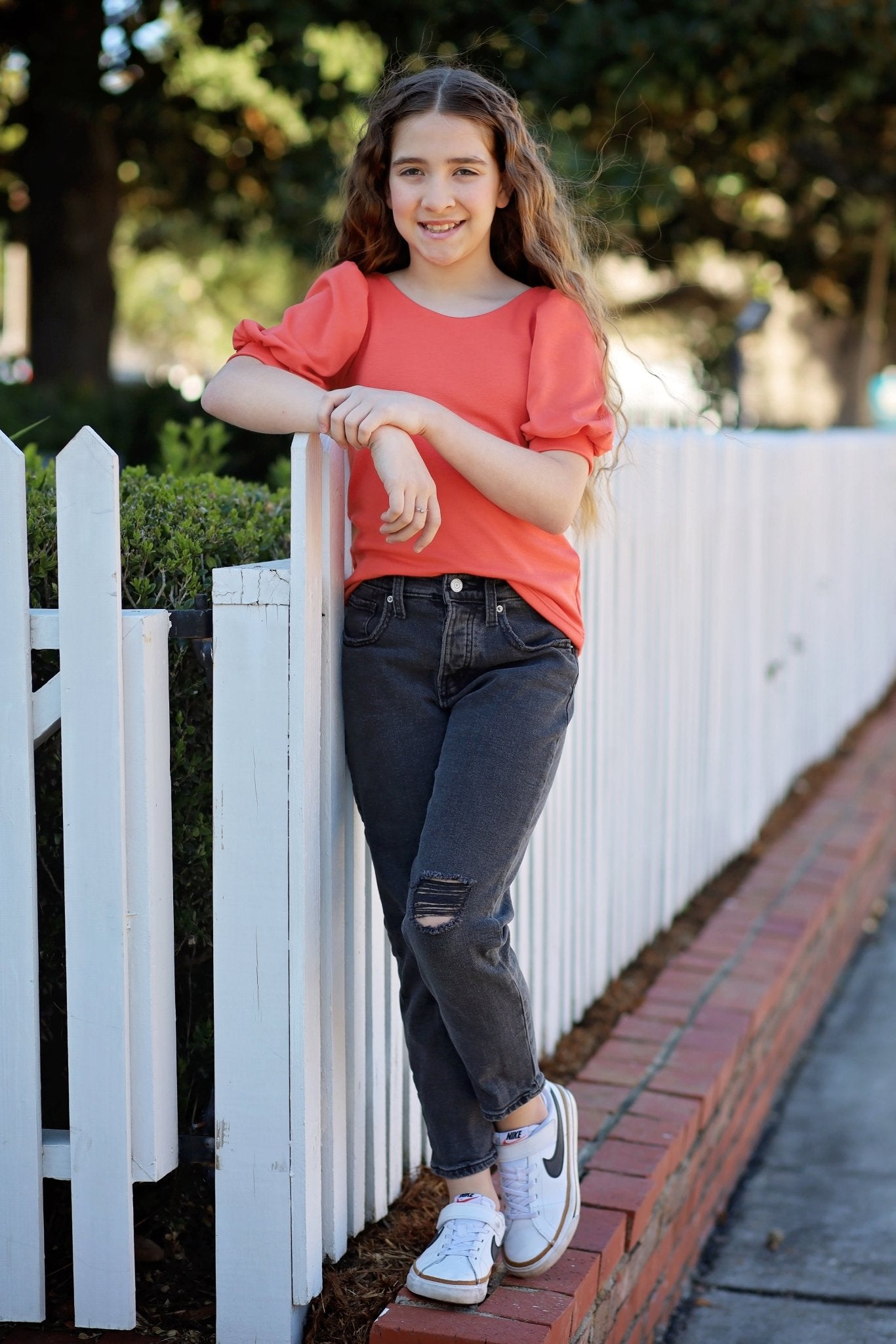 Persimmon , Ponte Solid Knit Fabric - Boho Fabrics