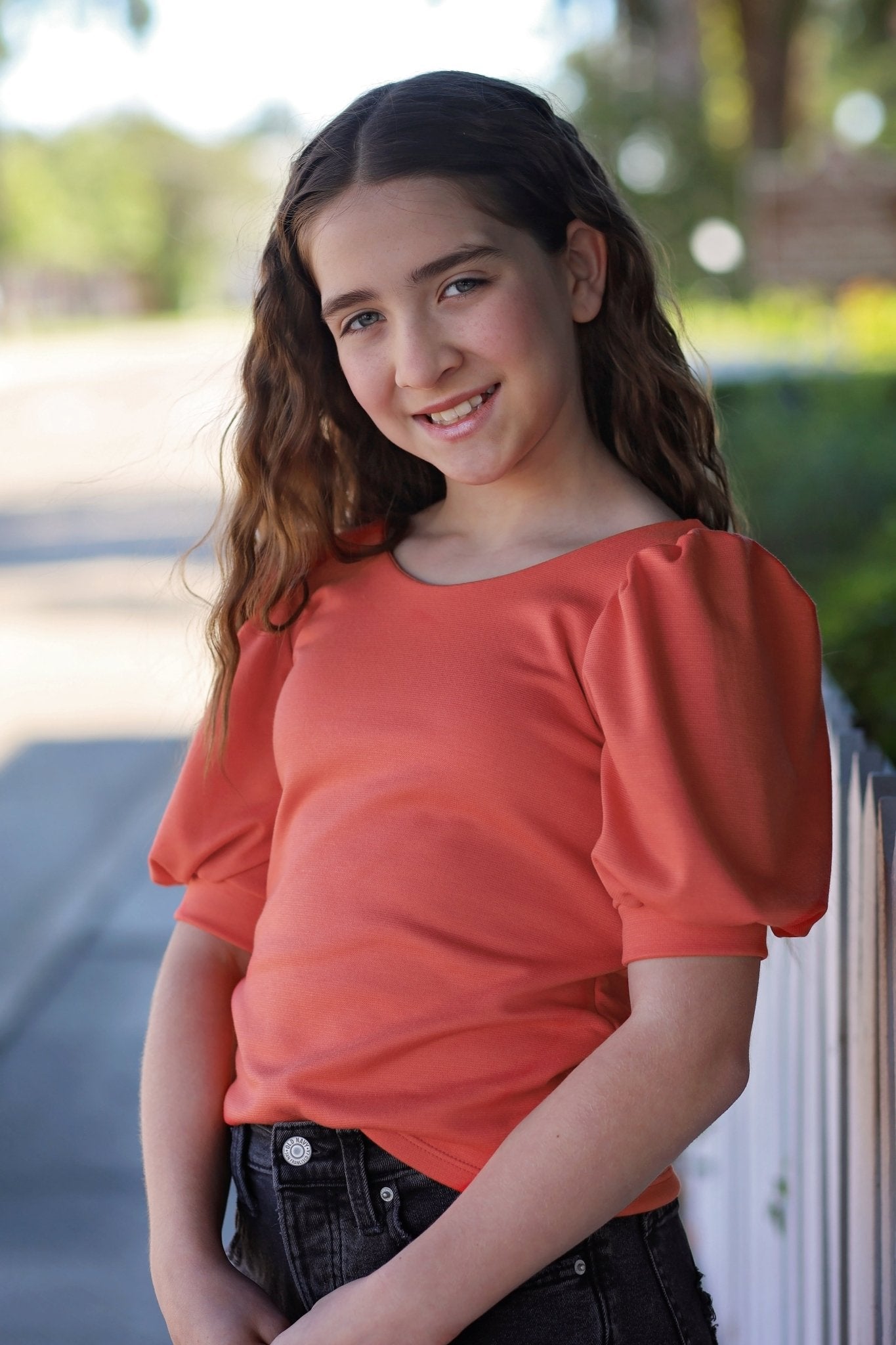 Persimmon , Ponte Solid Knit Fabric - Boho Fabrics