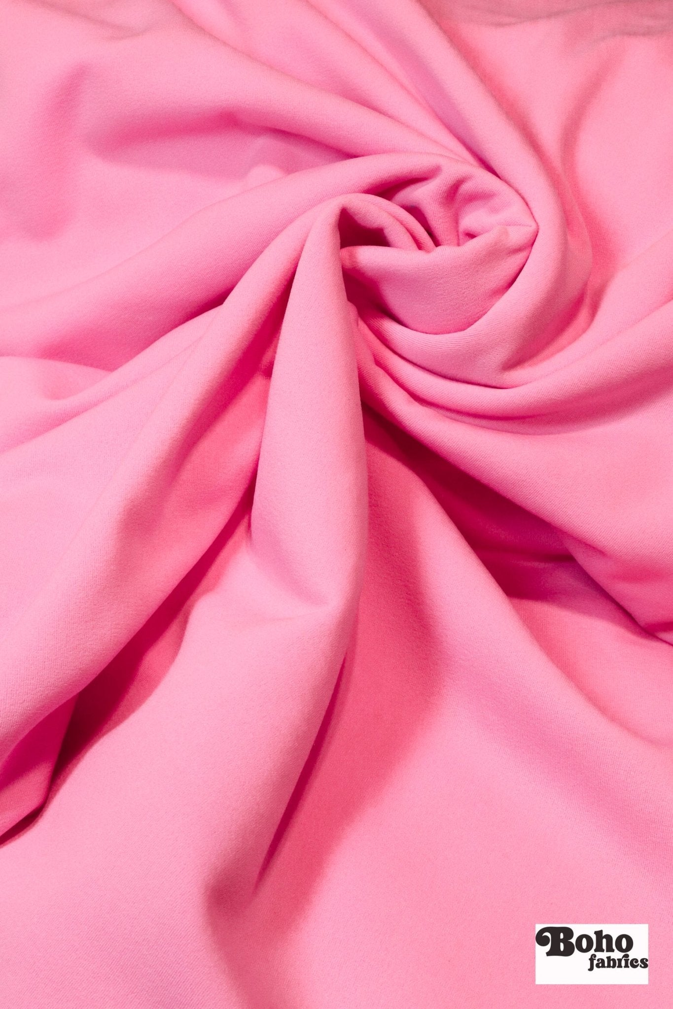 Petal Pink, Power Stretch Pro Fleece - Backed Performance Fabric - Boho Fabrics - Performance Fabrics