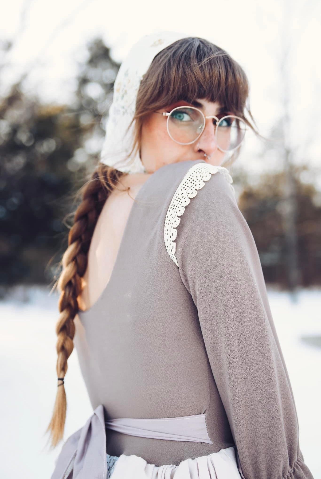 Pewter Scuba Crepe Knit, Scuba Knit - Boho Fabrics