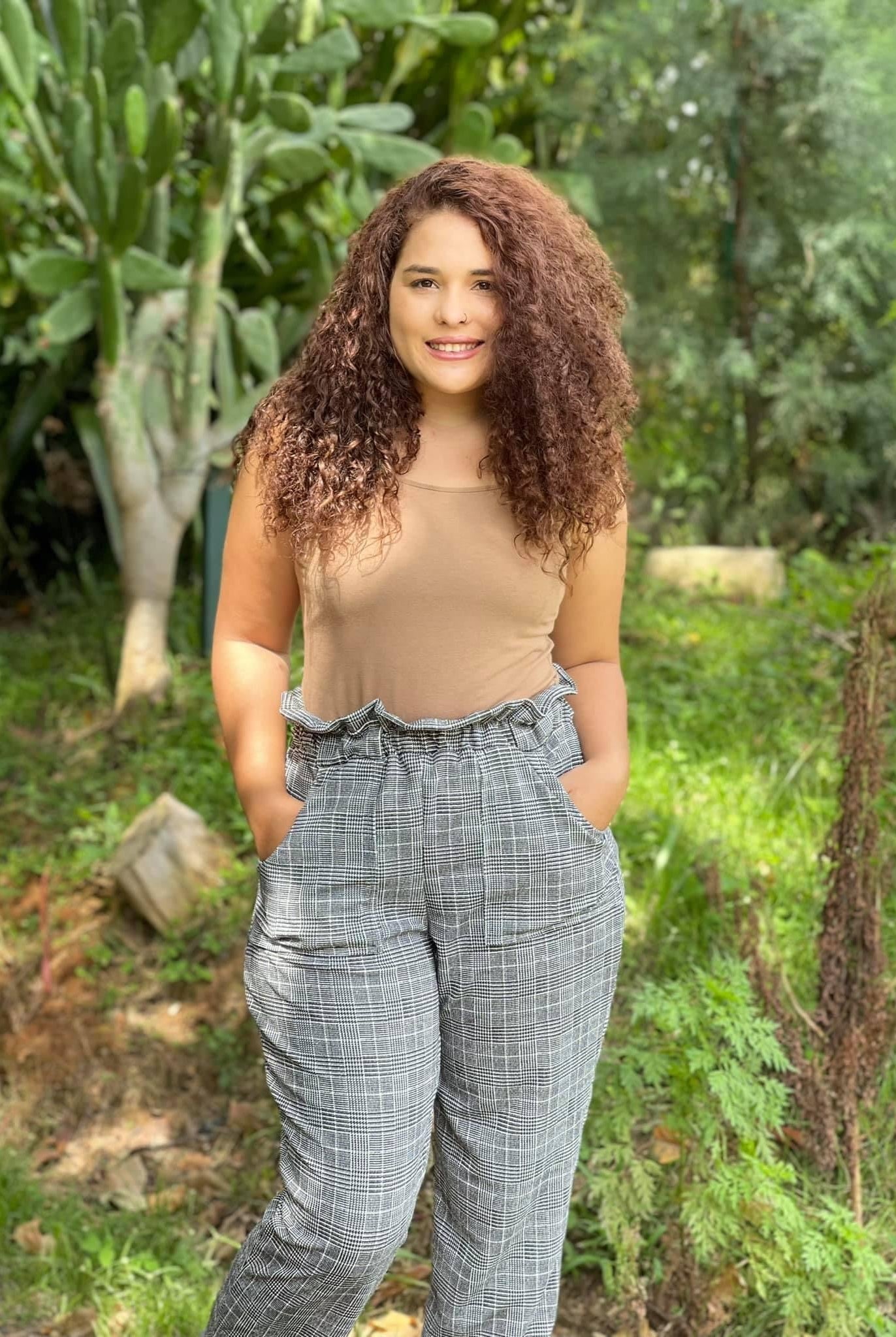 Plaid & Houndstooth, Poly Crepe Knit. - Boho Fabrics