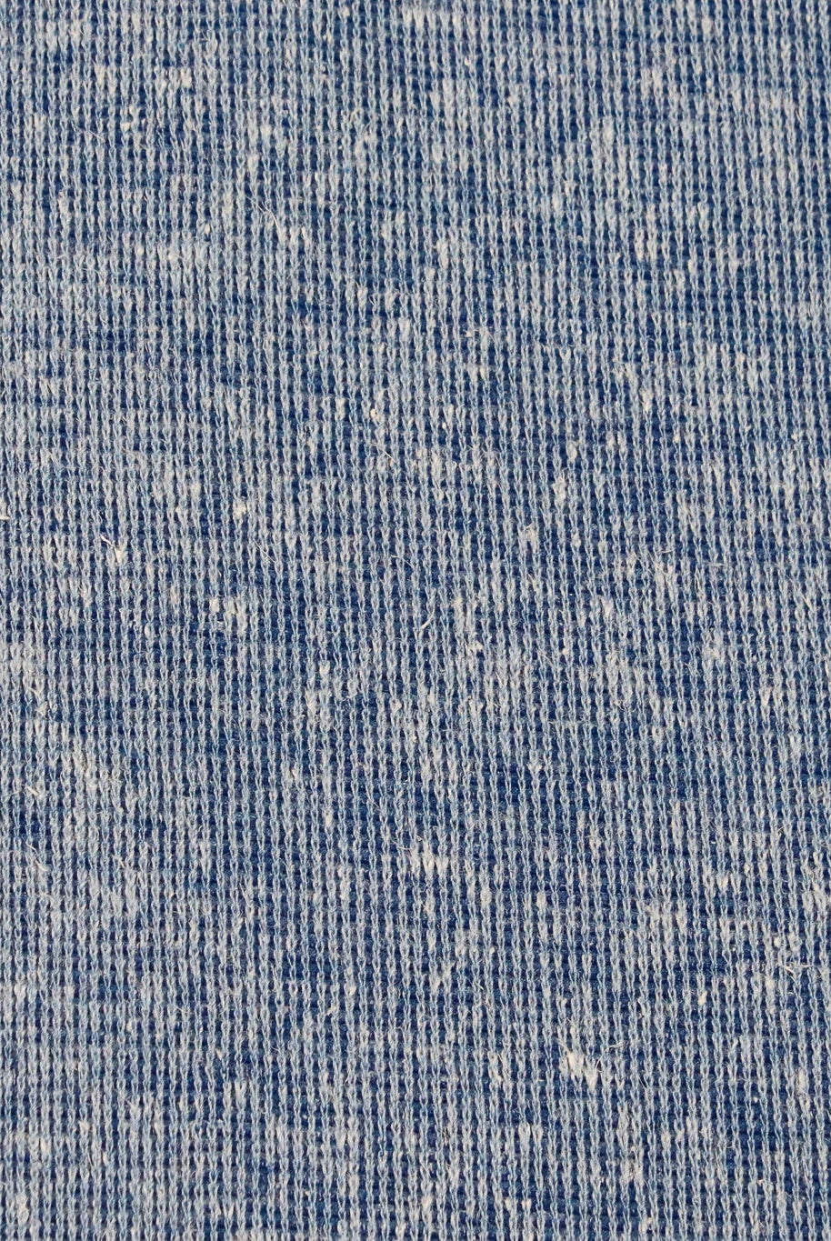Polartec, Heathered - Blue, Flat Back, Brushed Rib Fabric - Boho Fabrics - Rib Solid, Knit Fabric