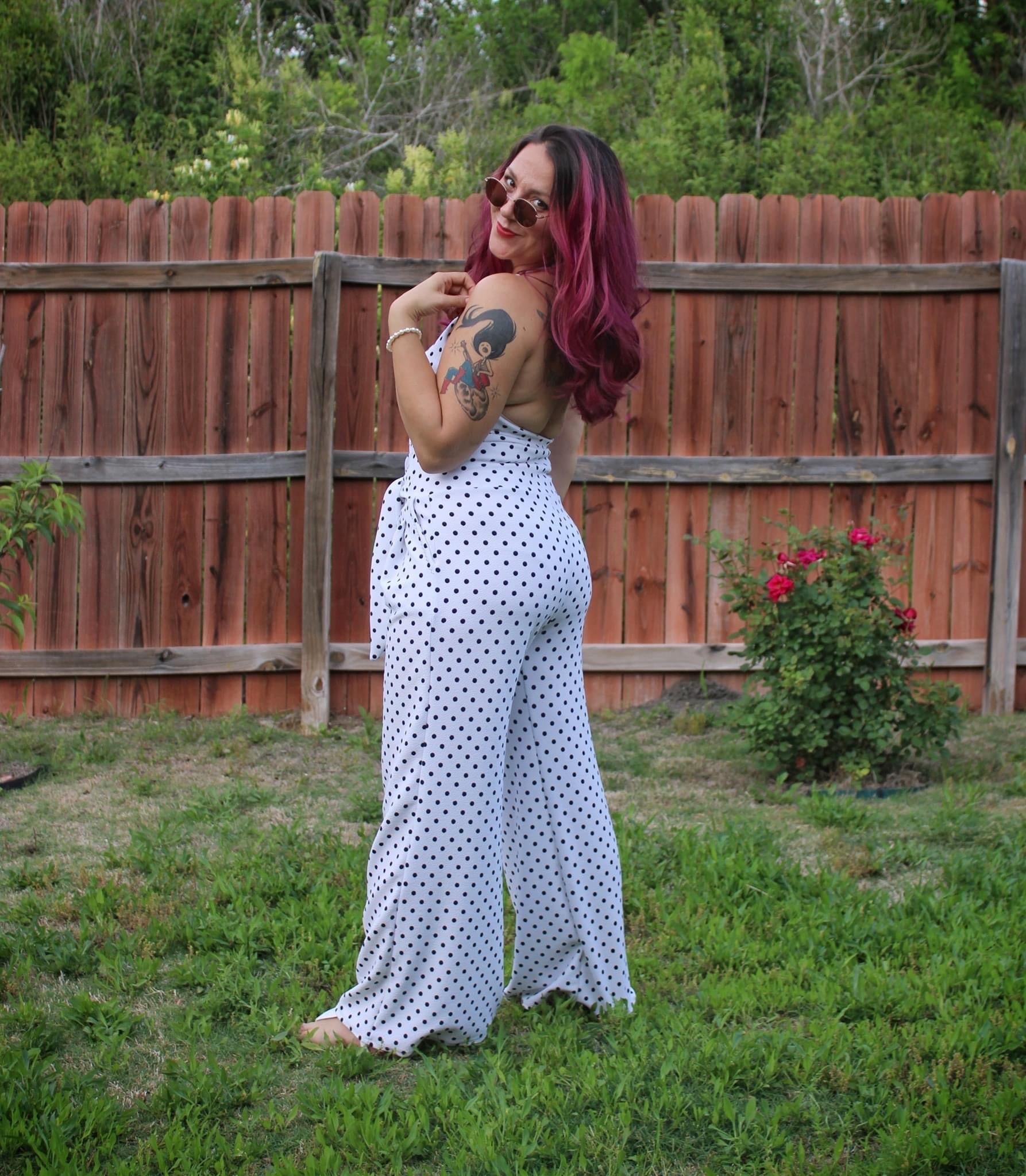 Polka Dot, Bullet Knit Fabric - Boho Fabrics