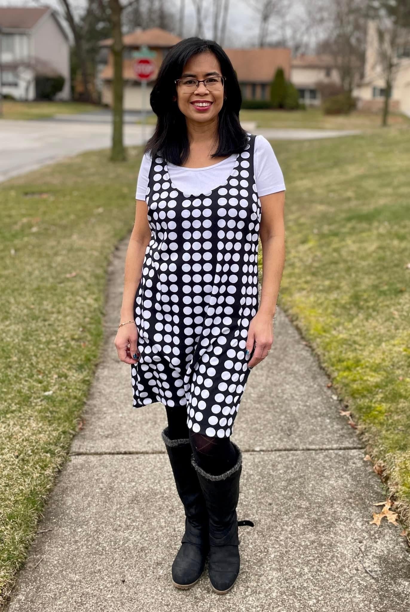 Polka Dot Ponte, Ponte Print Fabric - Boho Fabrics