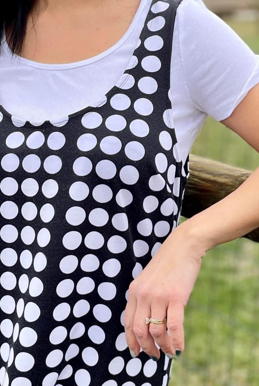 Polka Dot Ponte, Ponte Print Fabric - Boho Fabrics