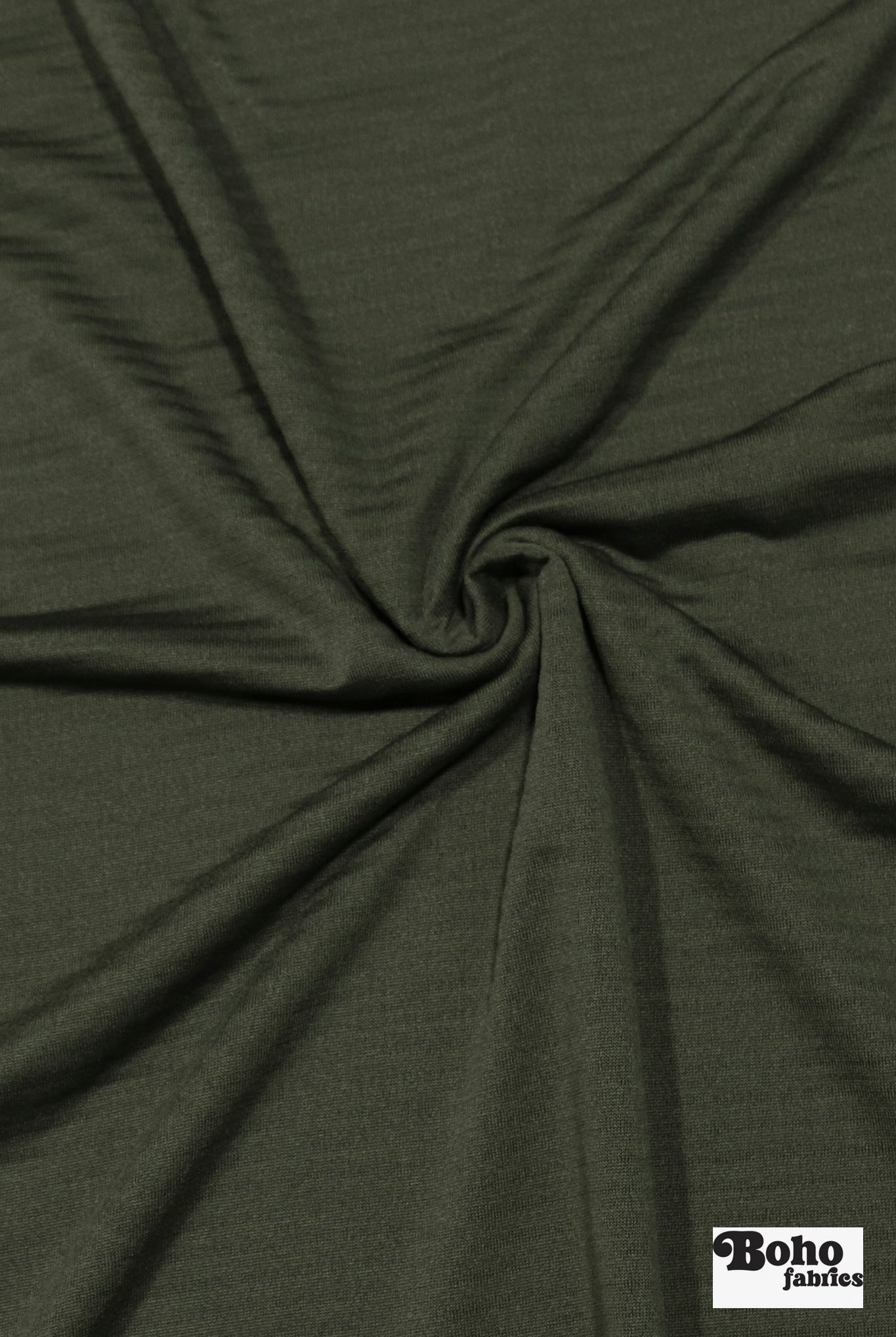 Power Grid Fleece by Polartec. Performance Knit Fabric in Olive Green - Boho Fabrics - Performance Fabrics