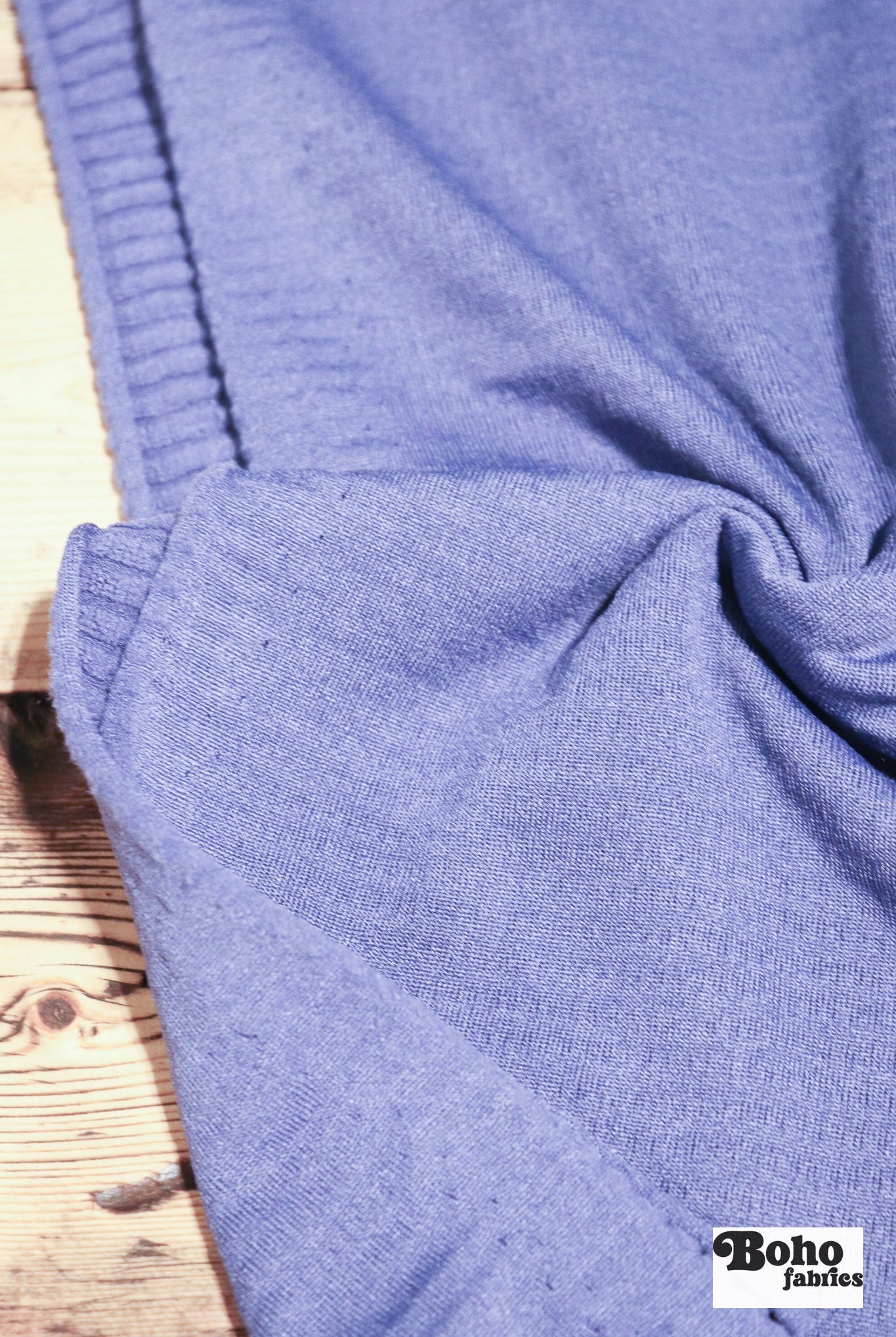 Power Grid Fleece by Polartec. Performance Knit Fabric in Periwinkle *2nds* - Boho Fabrics - Athletic Knit Fabric