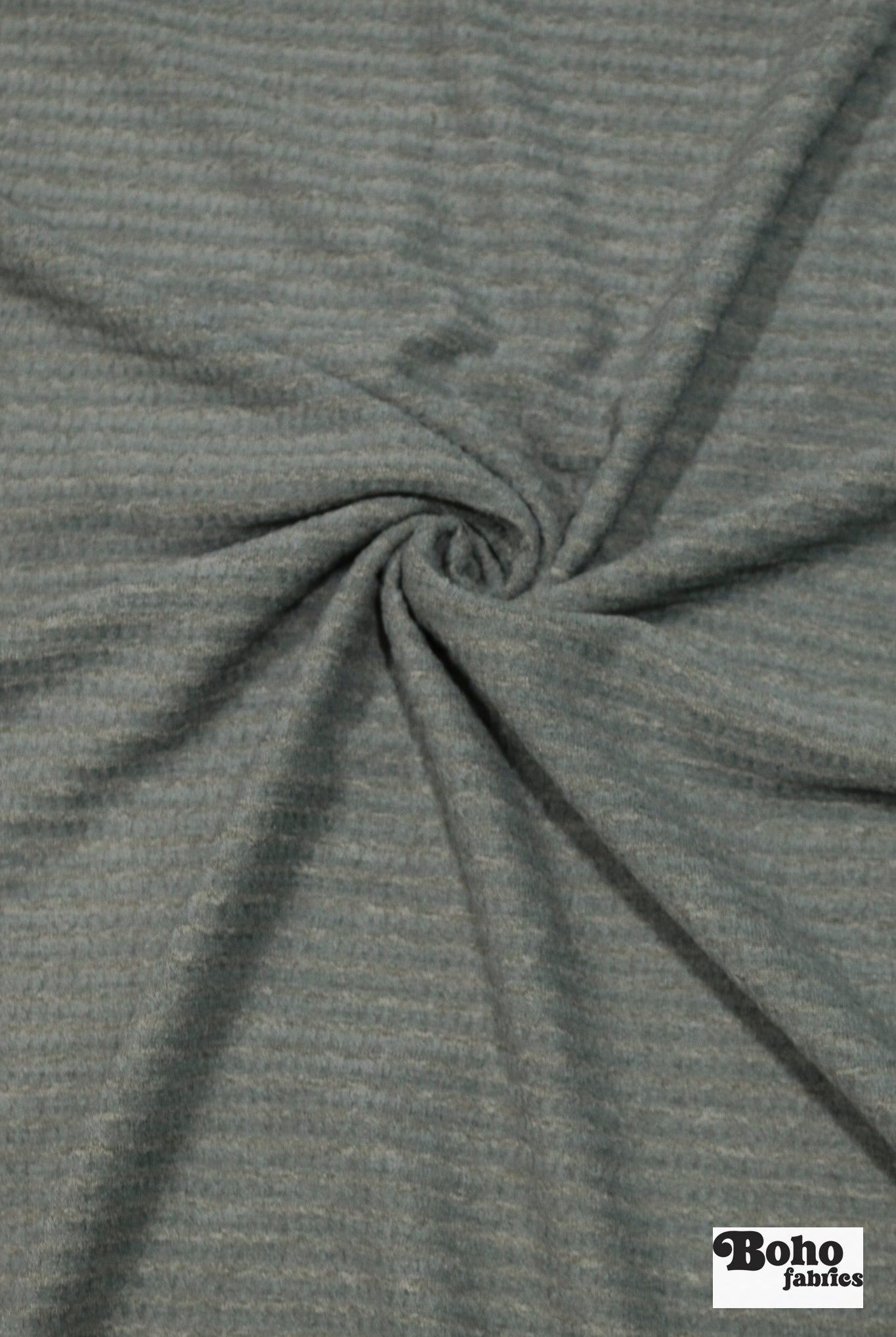 Power Grid Fleece by Polartec. Performance Knit Fabric in Stone Gray - Boho Fabrics - Performance Fabrics