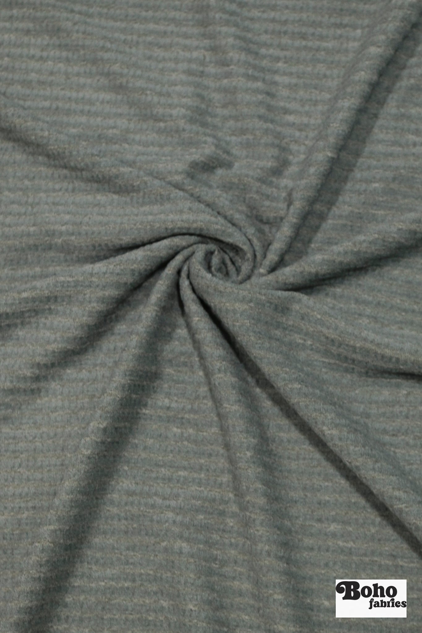 Power Grid Fleece by Polartec. Performance Knit Fabric in Stone Gray - Boho Fabrics - Performance Fabrics
