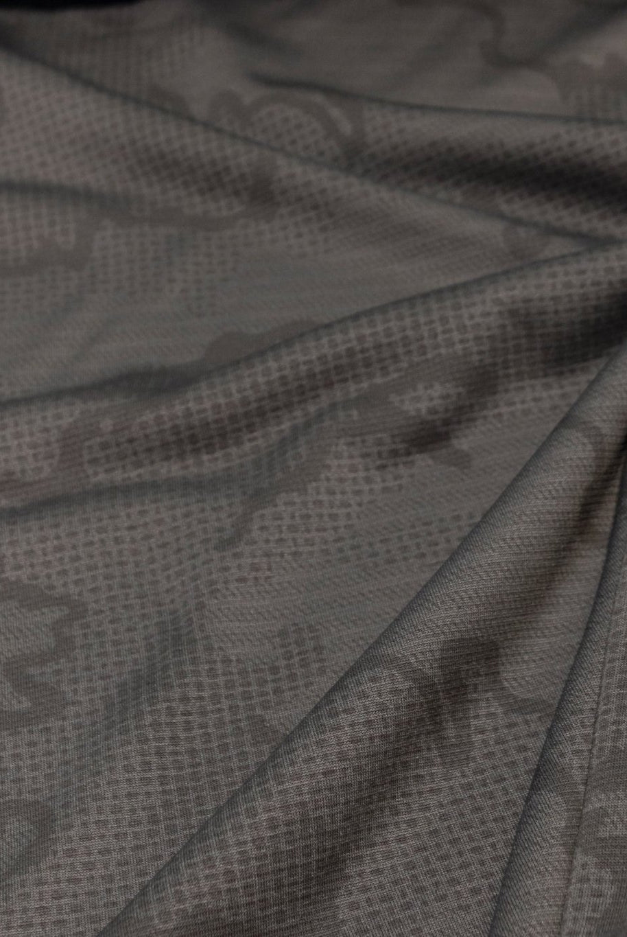 Power Grid Mid - Warmth (Terry - Style), Charcoal Maps — Performance Baselayer Fleece Fabric by Polartec - Boho Fabrics - Performance Fabrics