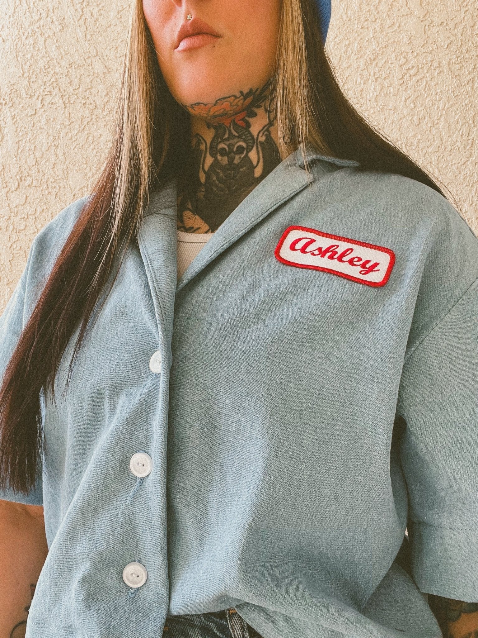 Pre - washed Denim in Vintage Chambray, Twill Woven Fabric - Boho Fabrics - Denim, Woven