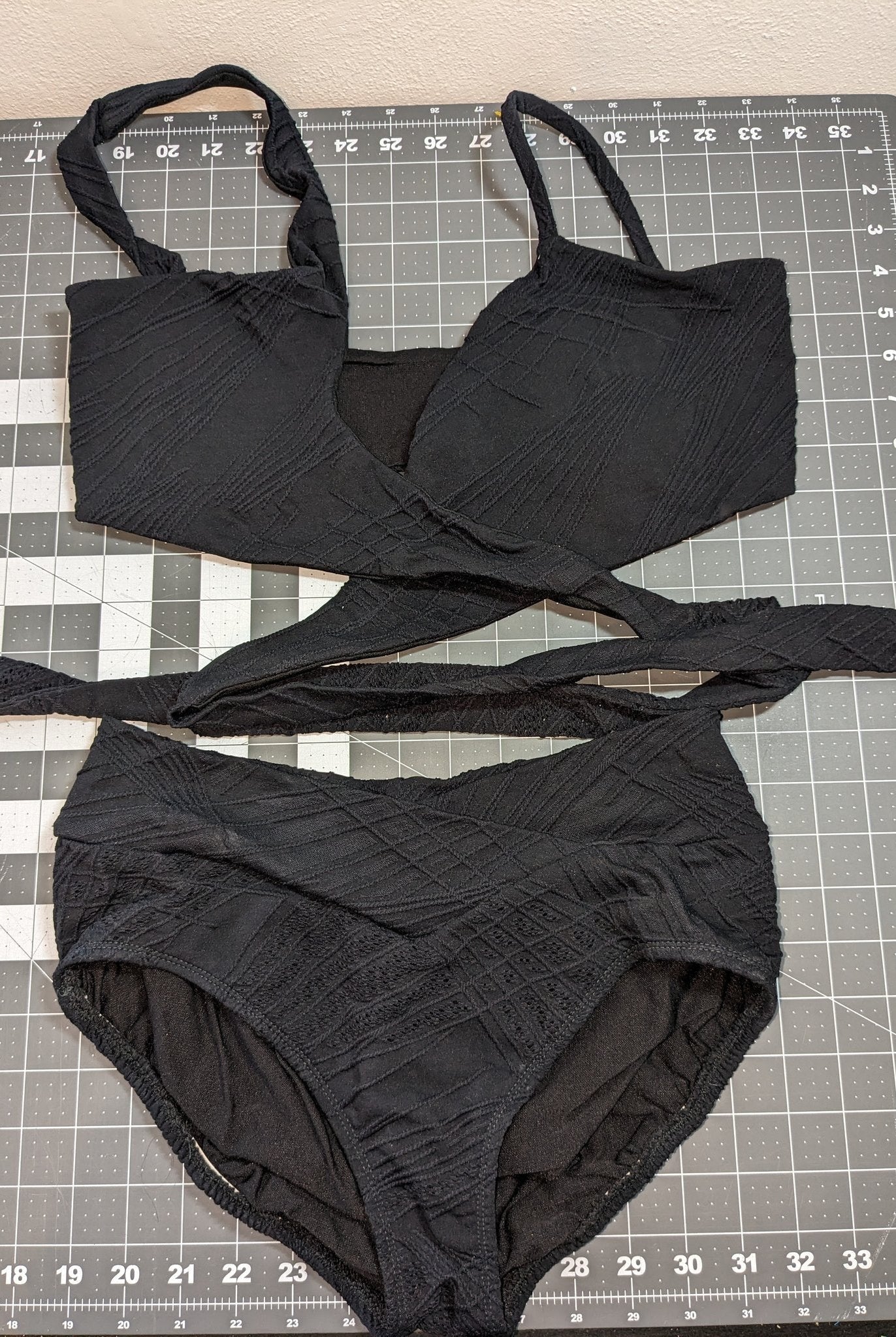 PRECUTS, Beige Textured Strobe, Jacquard Athletic/Swim Knit. High End Designer Quality! - Boho Fabrics - Athletic Knit Fabric