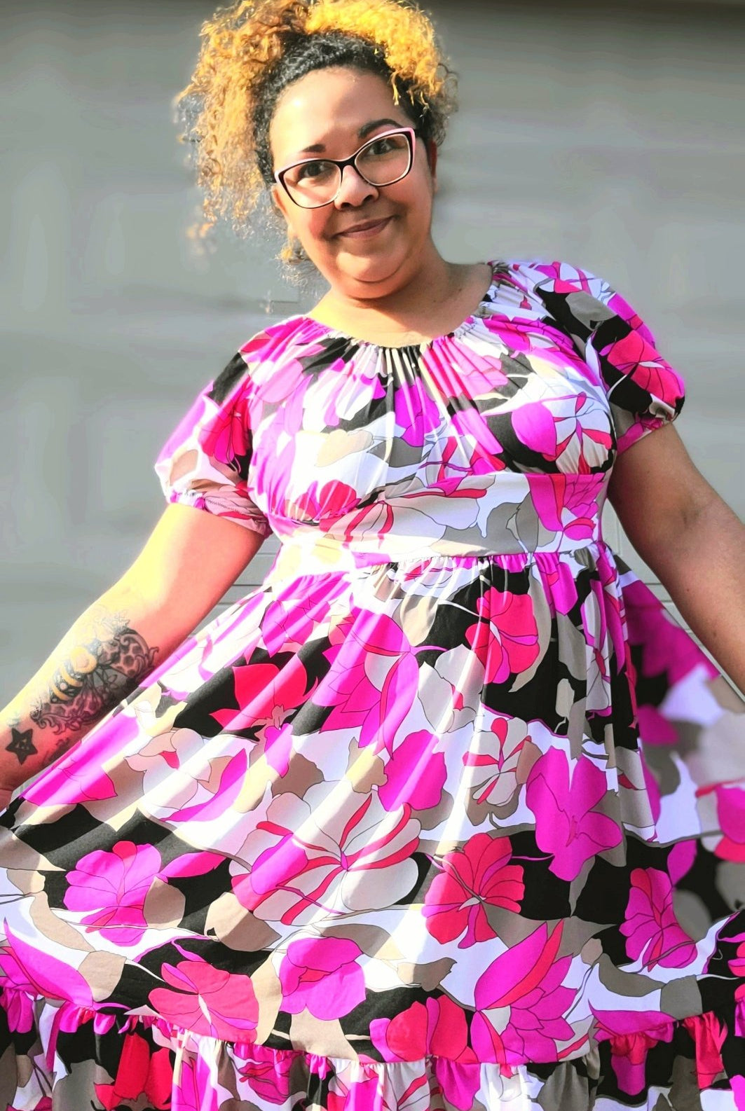 Pretty in Pink, Athletic Knit Fabric - Boho Fabrics - Athletic Knit Fabric