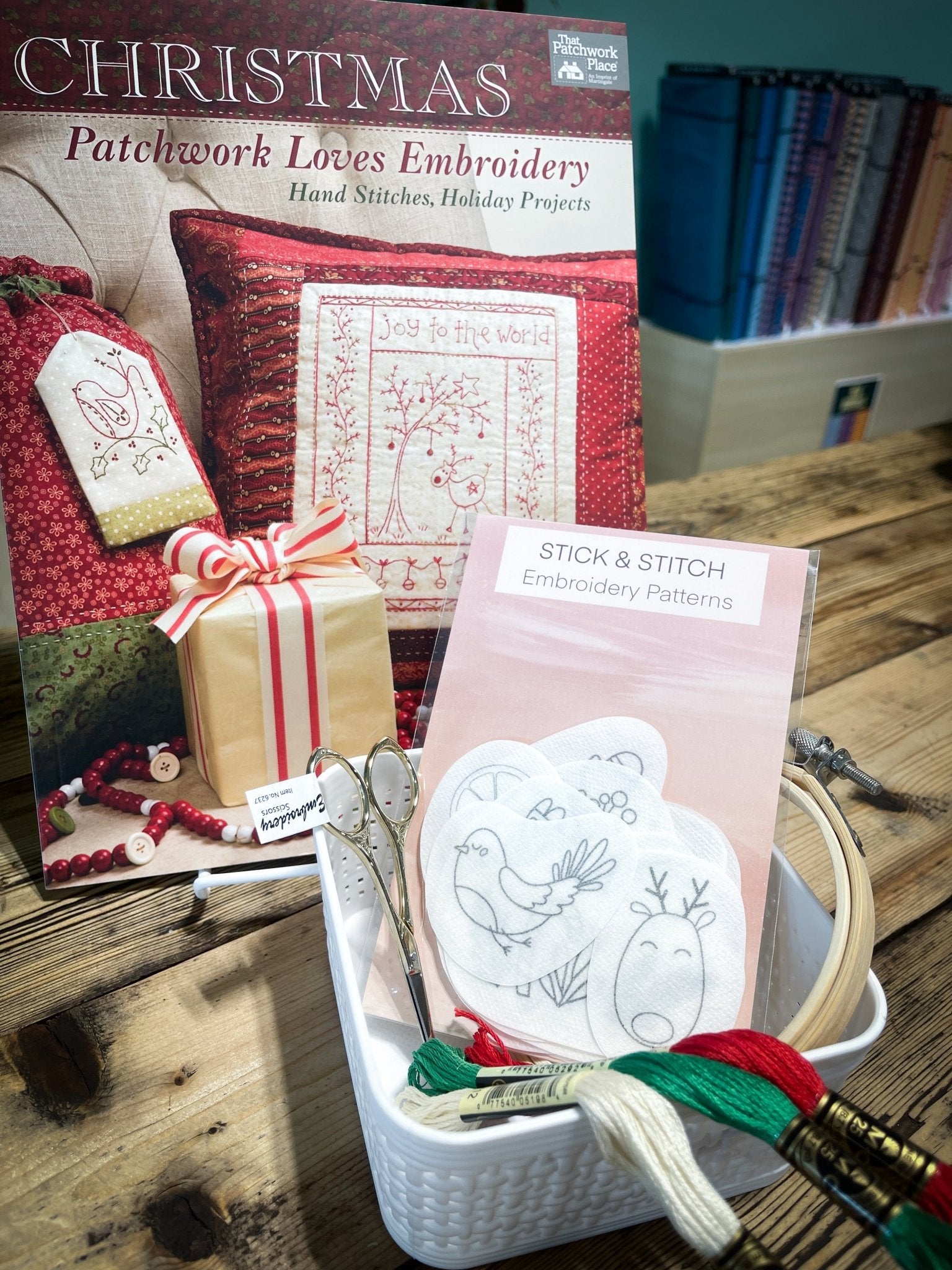 ๐ Prize Pack D โ Holiday Embroidery Starter Fun - Boho Fabrics -