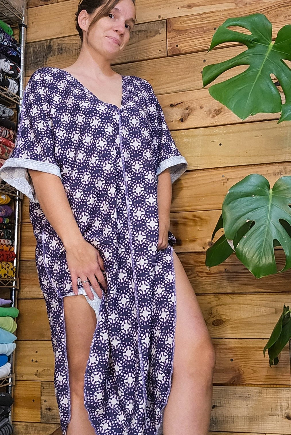Purple Geometric, Rayon Challis Woven Fabric - Boho Fabrics - Challis, Woven