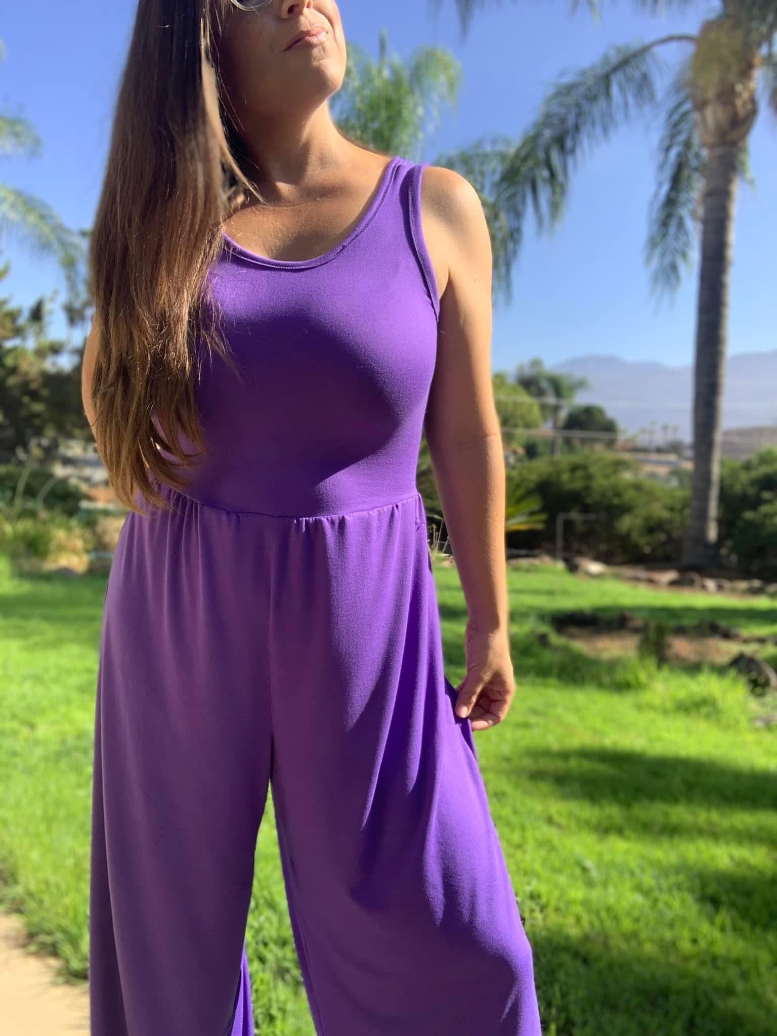 Purple Reign, Bolero Brushed Poly Knit - Boho Fabrics