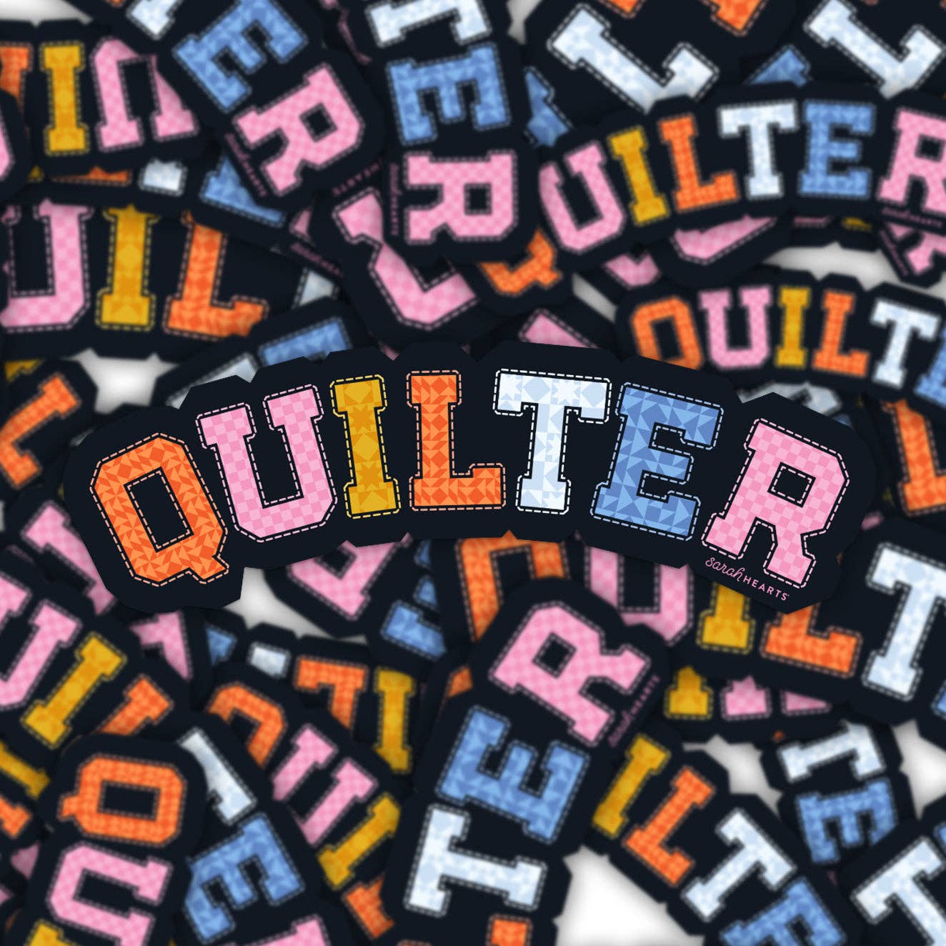 Quilter Sticker - Boho Fabrics -