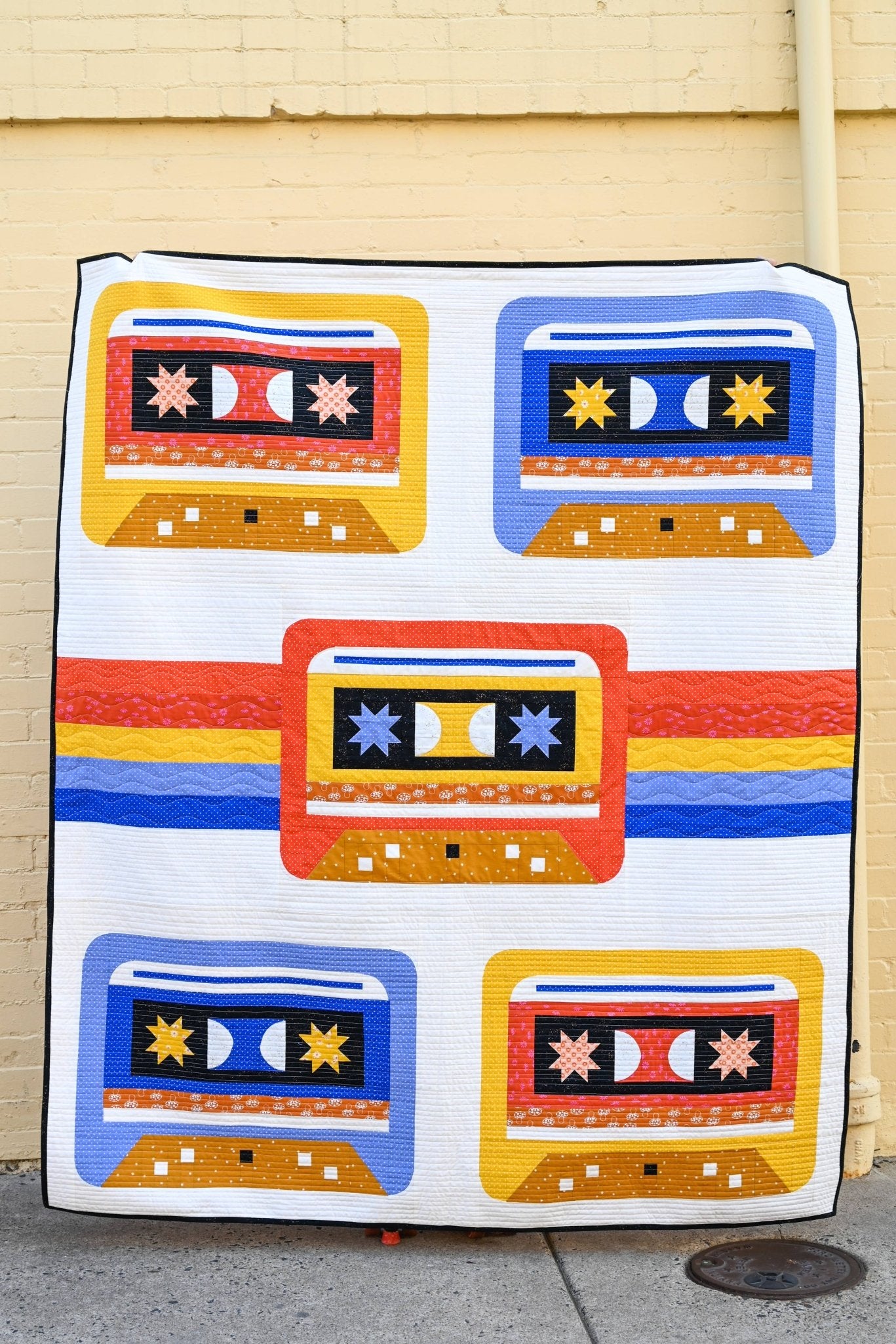 Radical Cassettes Pattern - Boho Fabrics -