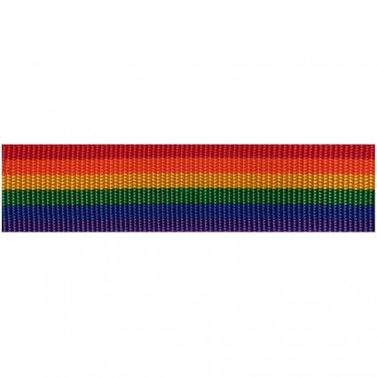 Rainbow Webbing 1.5" - Sold by the Yard - Boho Fabrics - Trims