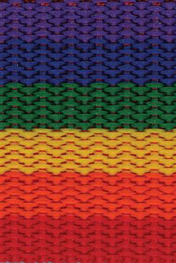 Rainbow Webbing 1.5" - Sold by the Yard - Boho Fabrics - Trims